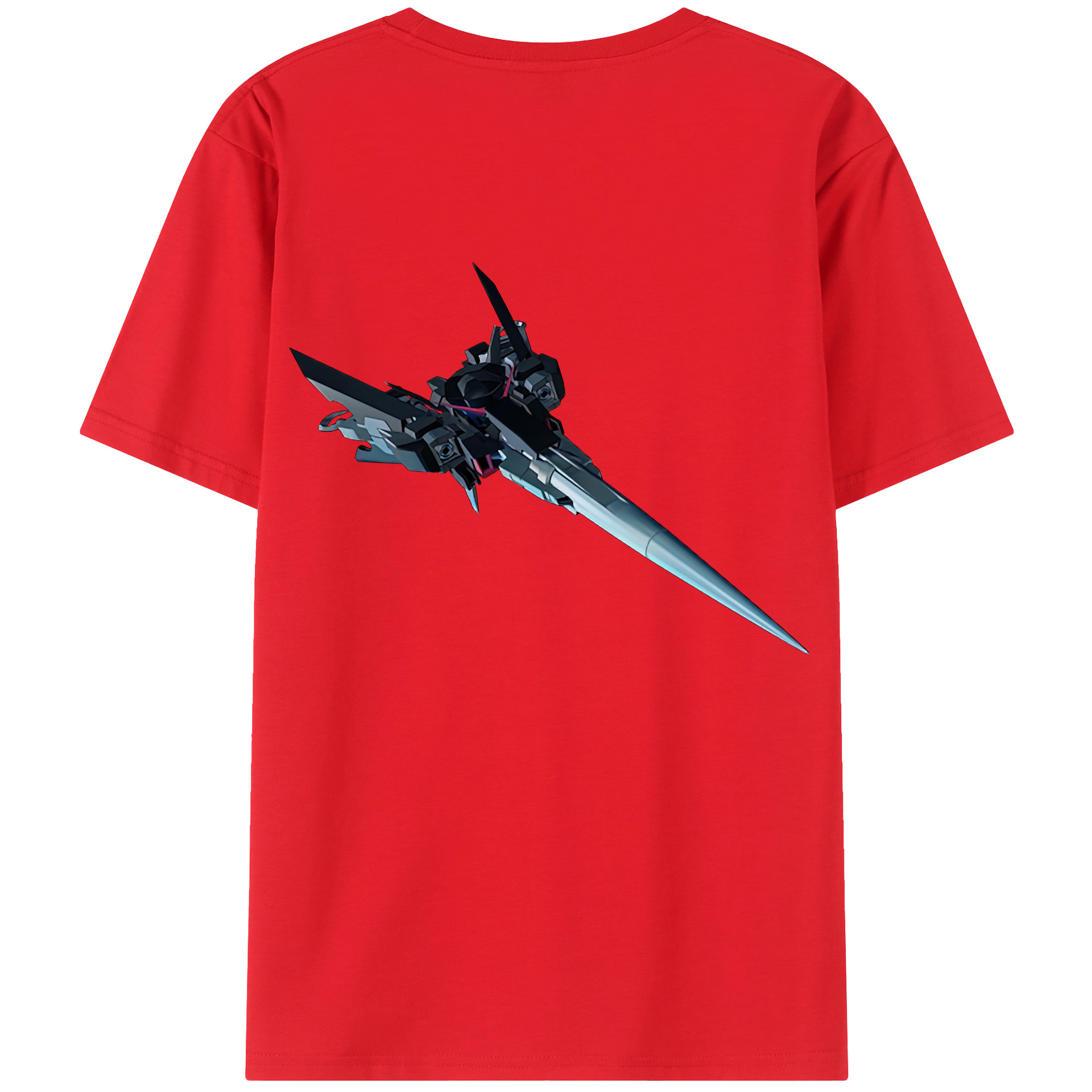 （画像用） 機動戦士ガンダム Mobile Suit Gundam 綿100％半袖Tシャツ（背面プリント）
