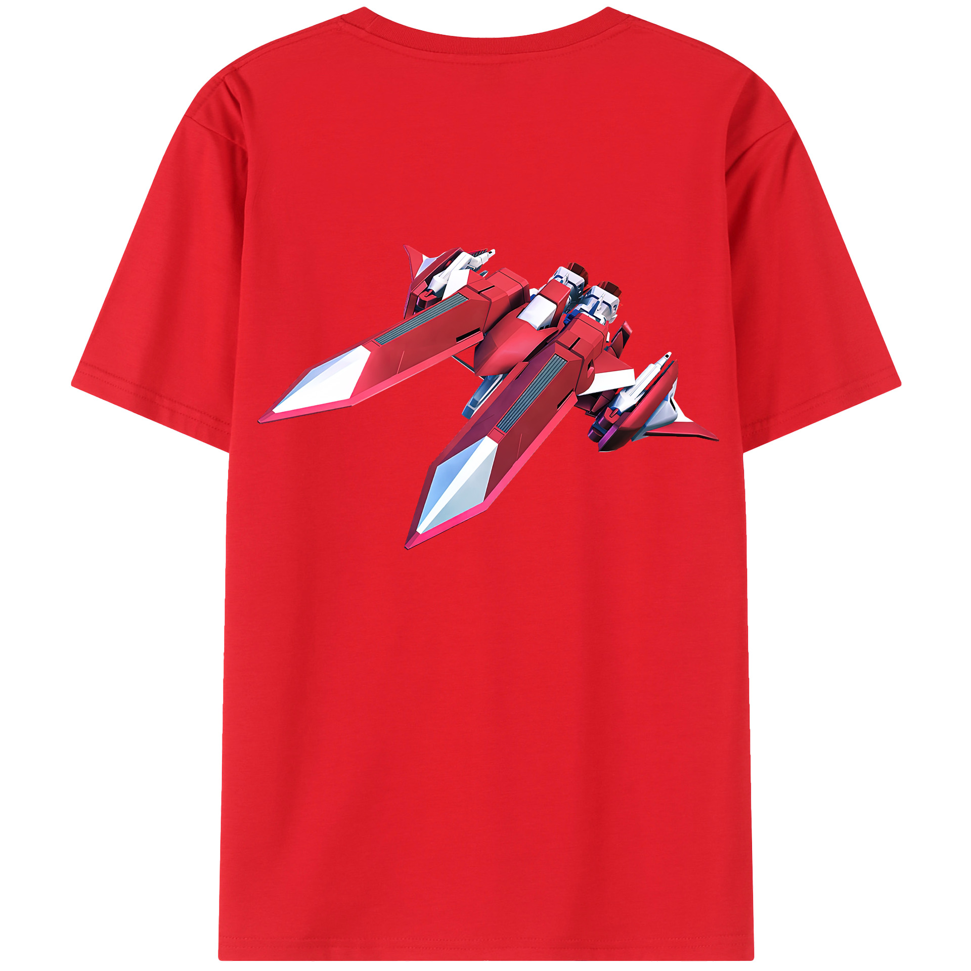 （画像用） 機動戦士ガンダム Mobile Suit Gundam 綿100％半袖Tシャツ（背面プリント）
