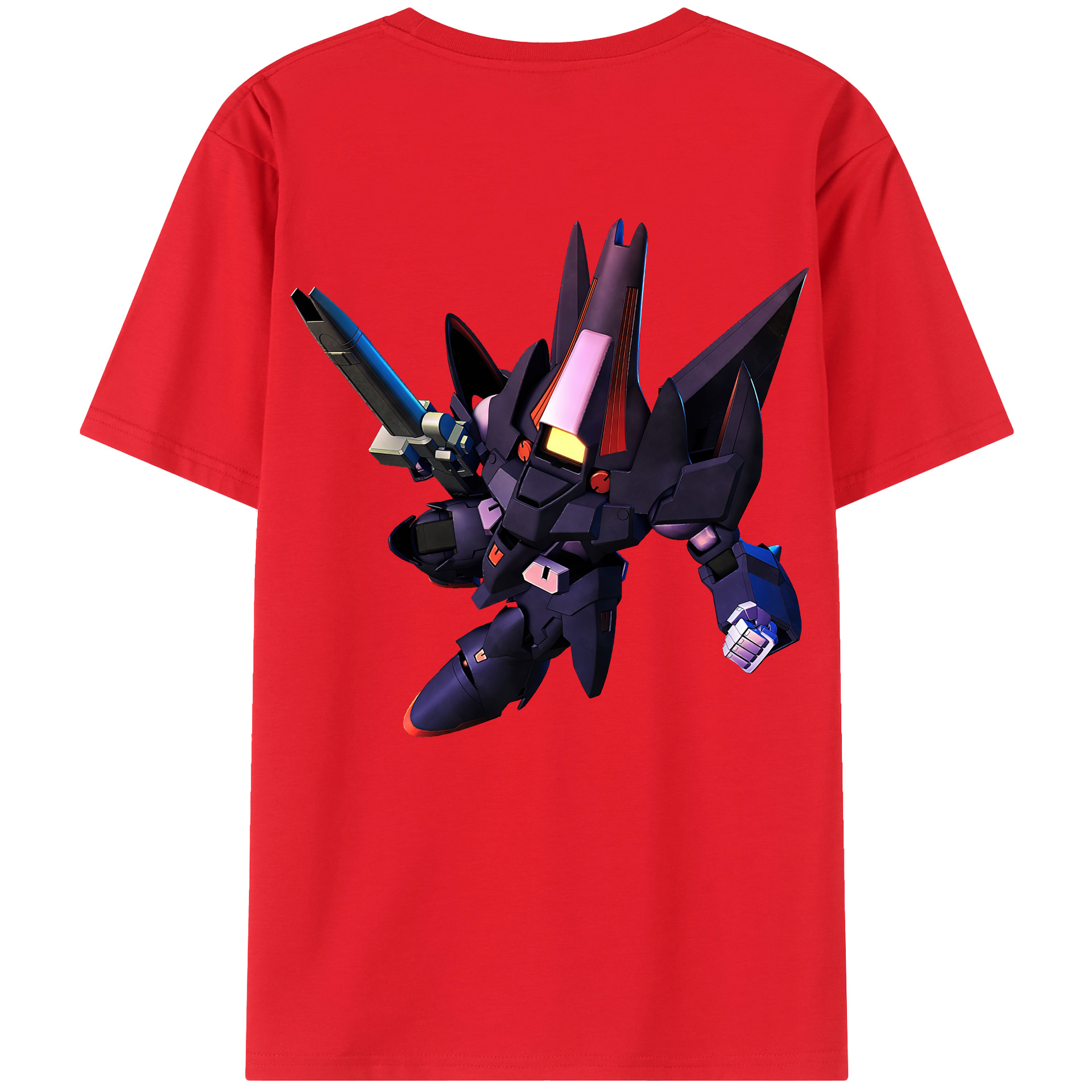（画像用） 機動戦士ガンダム Mobile Suit Gundam 綿100％半袖Tシャツ（背面プリント）