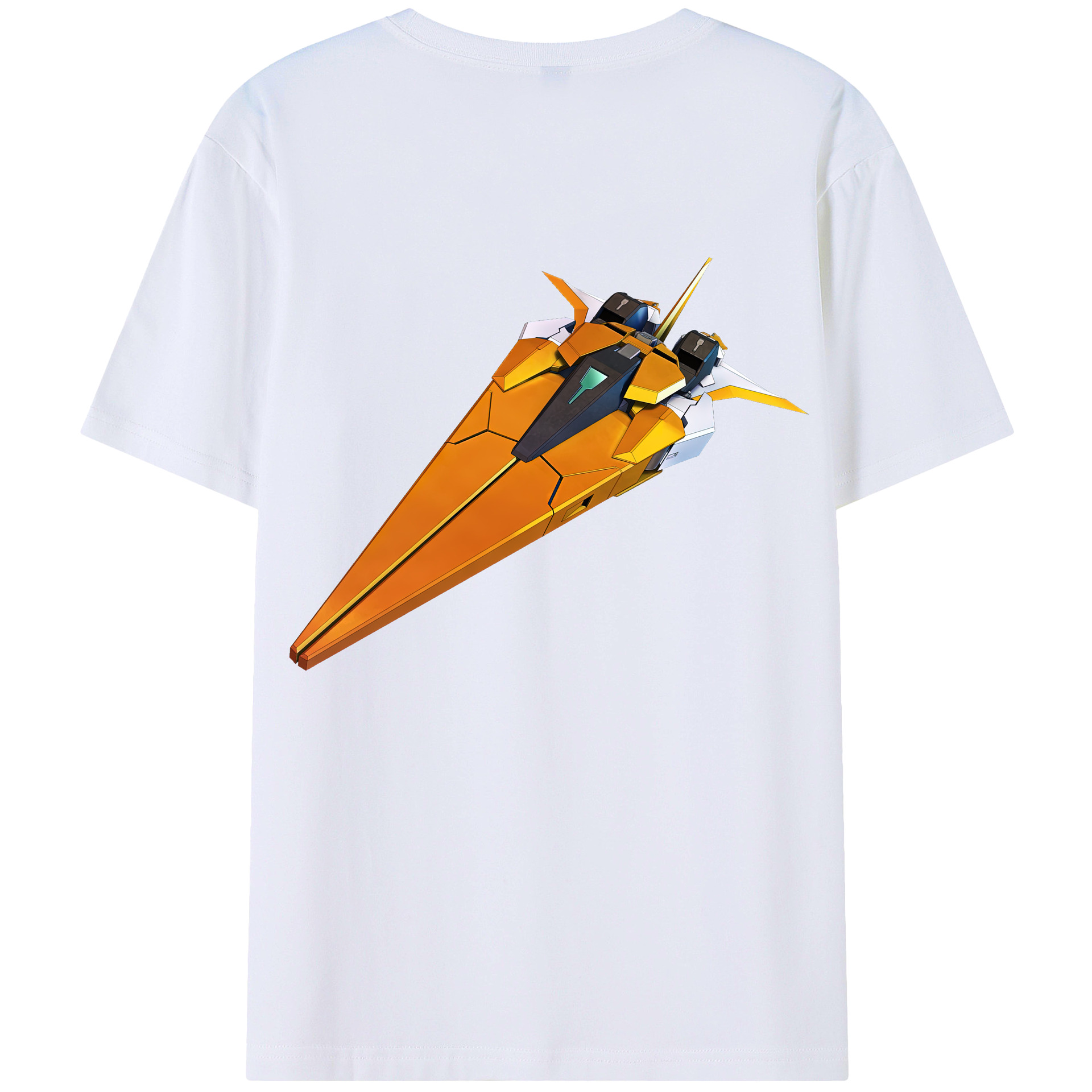 （画像用） 機動戦士ガンダム Mobile Suit Gundam 綿100％半袖Tシャツ（背面プリント）