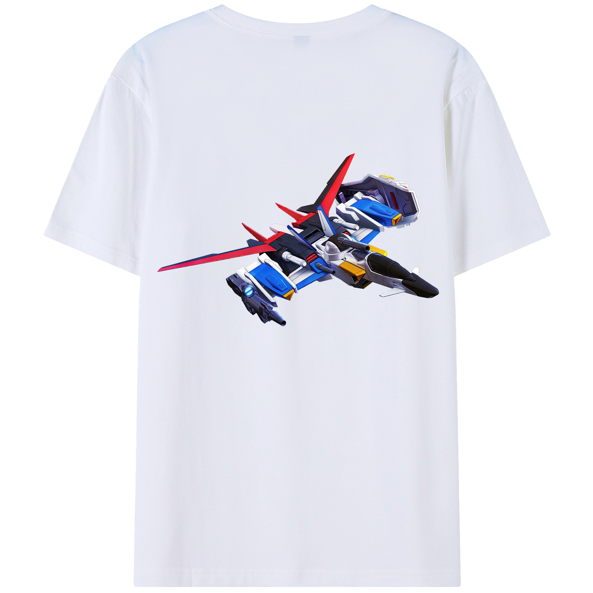 （画像用） 機動戦士ガンダム Mobile Suit Gundam 綿100％半袖Tシャツ（背面プリント）