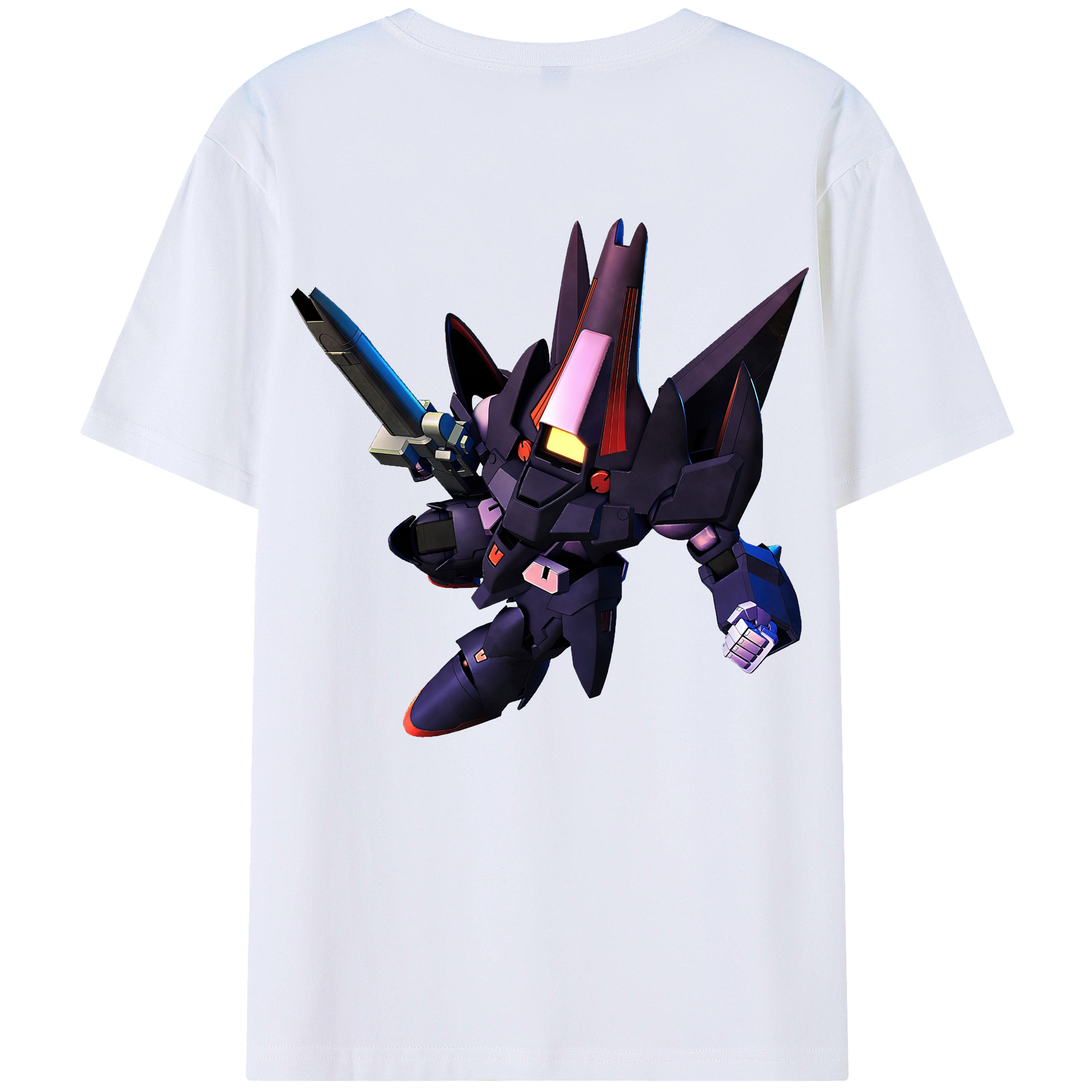 （画像用） 機動戦士ガンダム Mobile Suit Gundam 綿100％半袖Tシャツ（背面プリント）