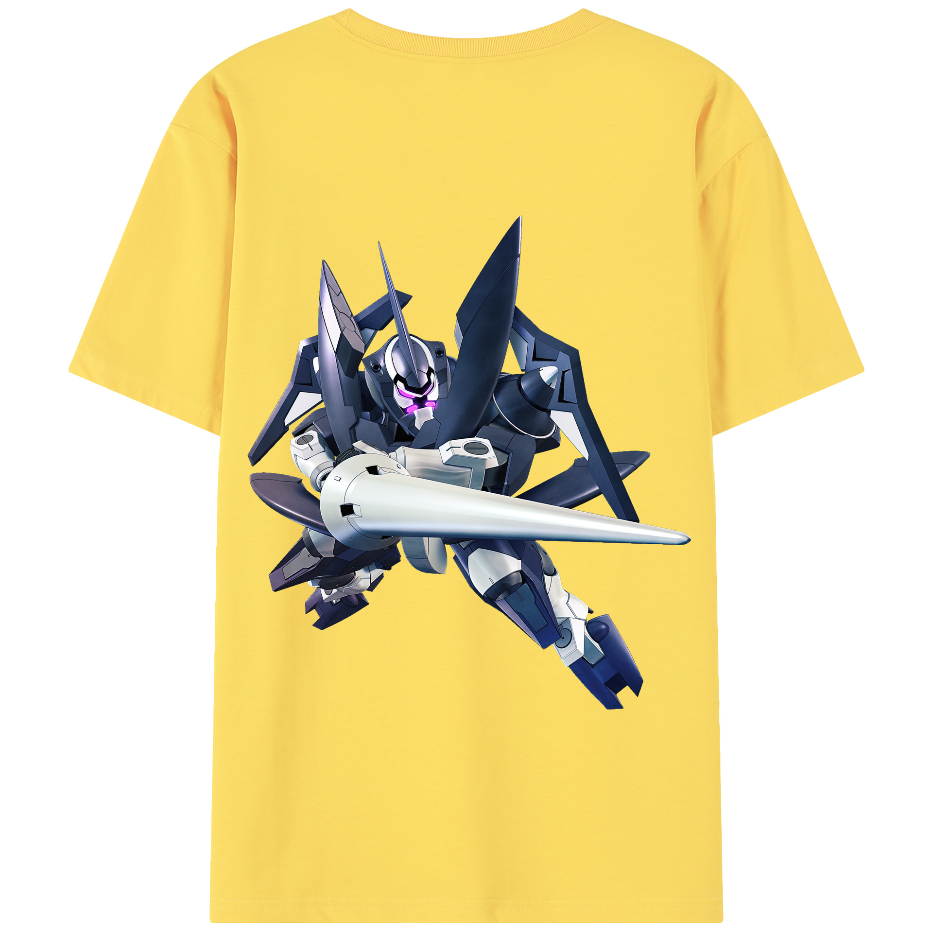 （画像用） 機動戦士ガンダム Mobile Suit Gundam 綿100％半袖Tシャツ（背面プリント）