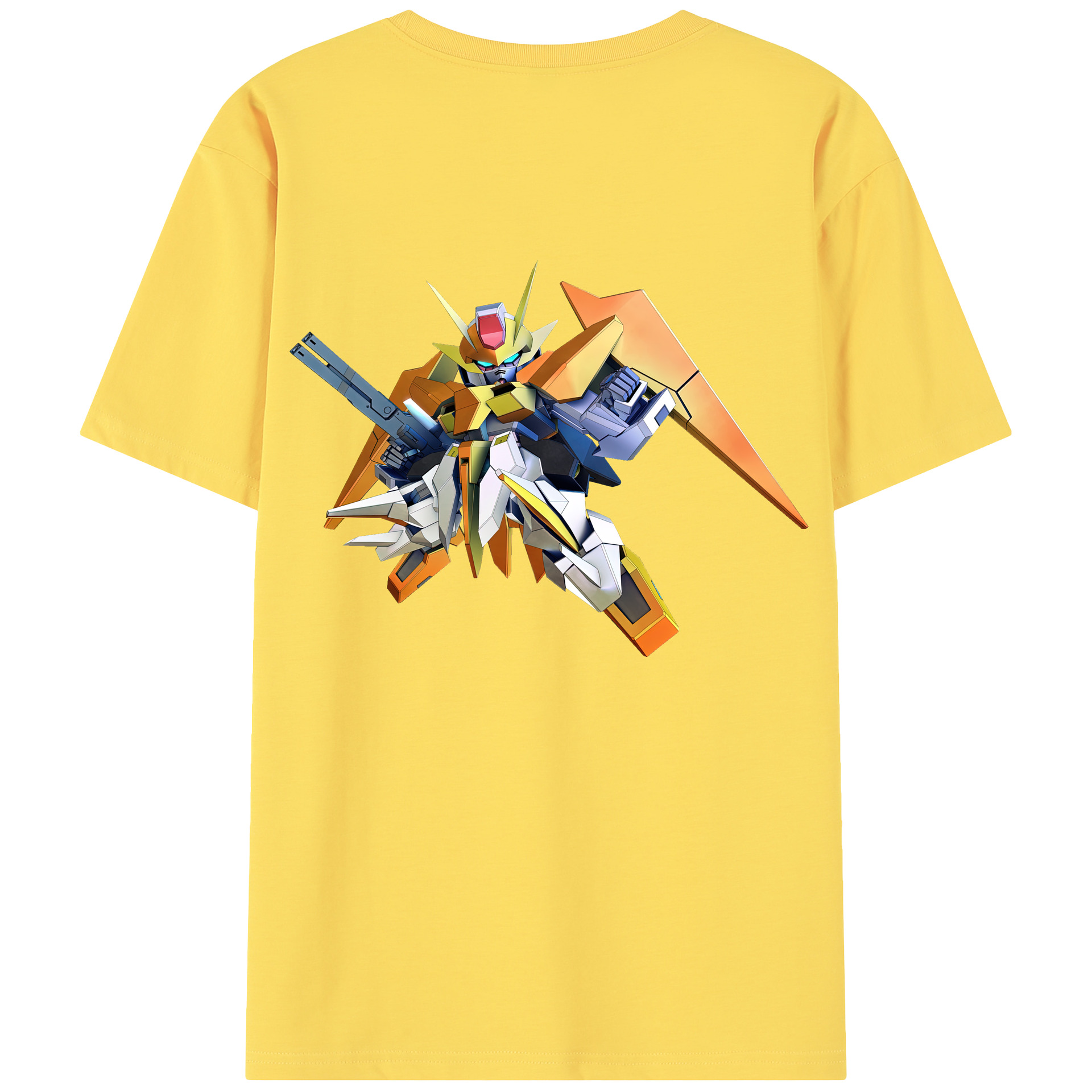 （画像用） 機動戦士ガンダム Mobile Suit Gundam 綿100％半袖Tシャツ（背面プリント）