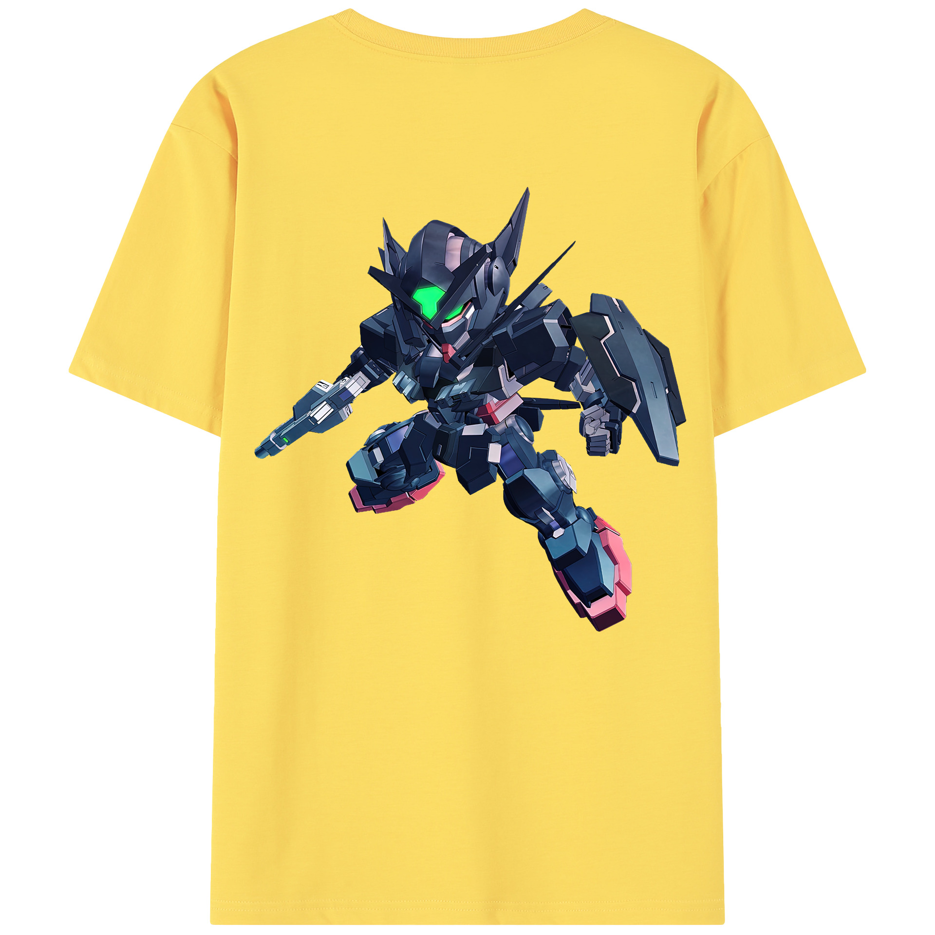 （画像用） 機動戦士ガンダム Mobile Suit Gundam 綿100％半袖Tシャツ（背面プリント）