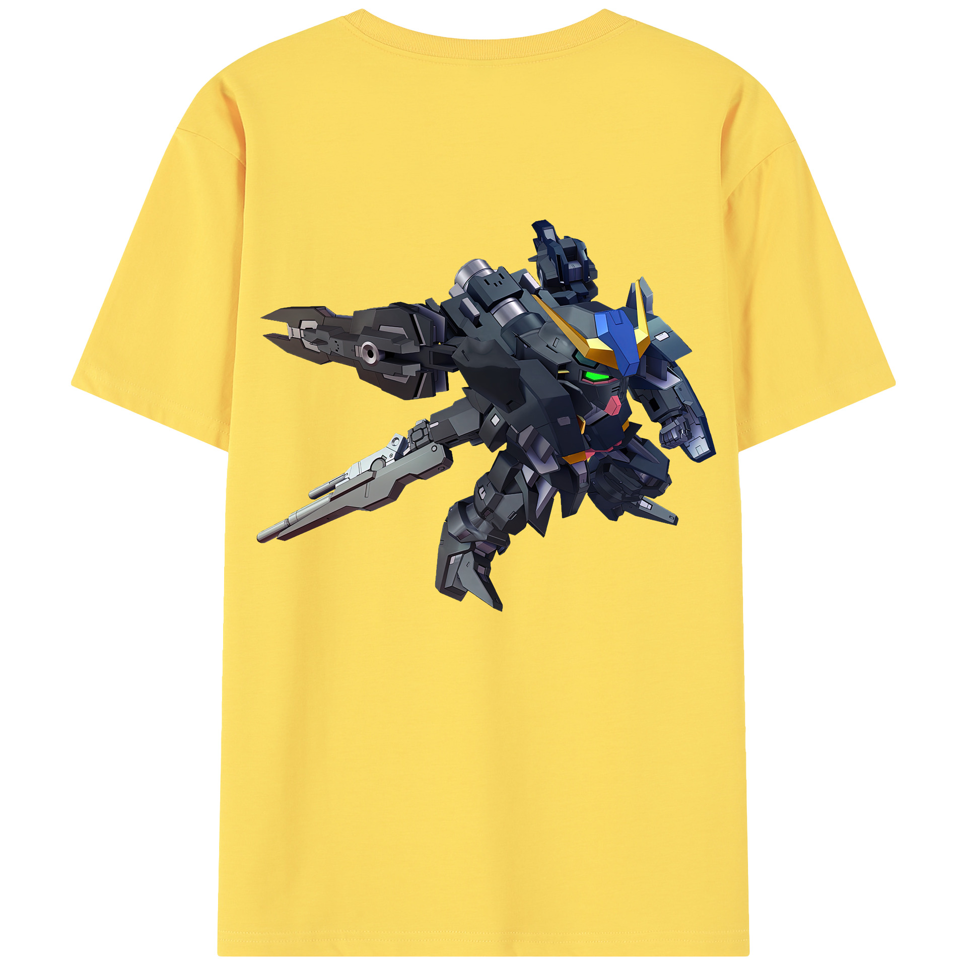 （画像用） 機動戦士ガンダム Mobile Suit Gundam 綿100％半袖Tシャツ（背面プリント）