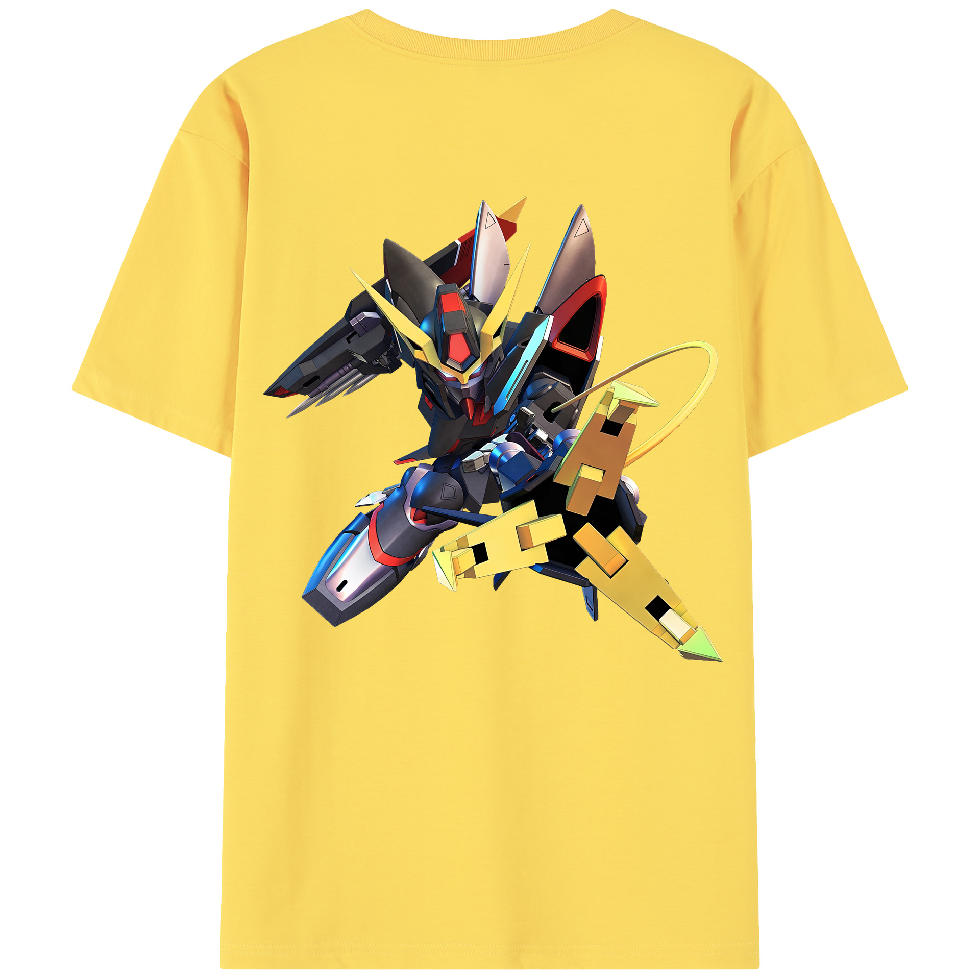 （画像用） 機動戦士ガンダム Mobile Suit Gundam 綿100％半袖Tシャツ（背面プリント）