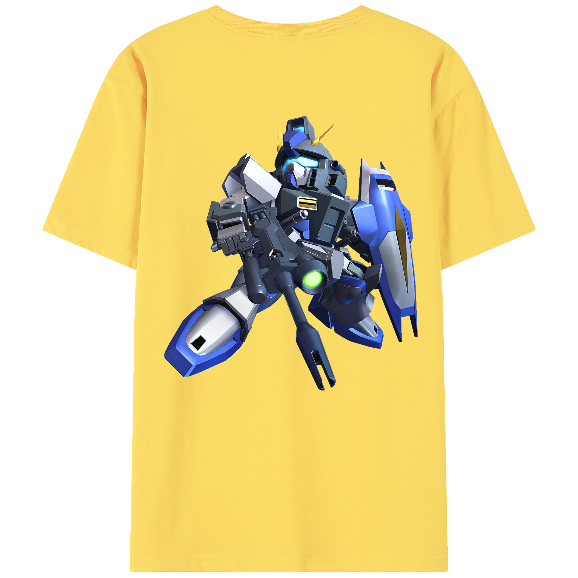 （画像用） 機動戦士ガンダム Mobile Suit Gundam 綿100％半袖Tシャツ（背面プリント）