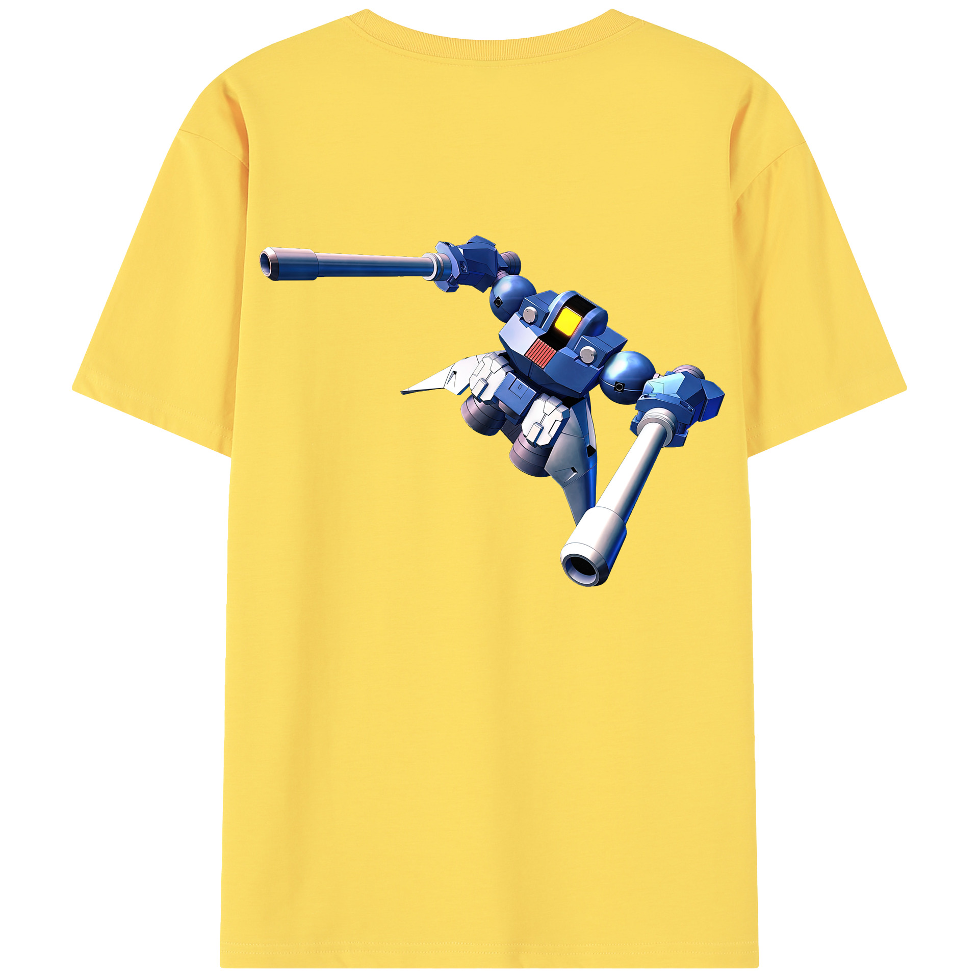 （画像用） 機動戦士ガンダム Mobile Suit Gundam 綿100％半袖Tシャツ（背面プリント）