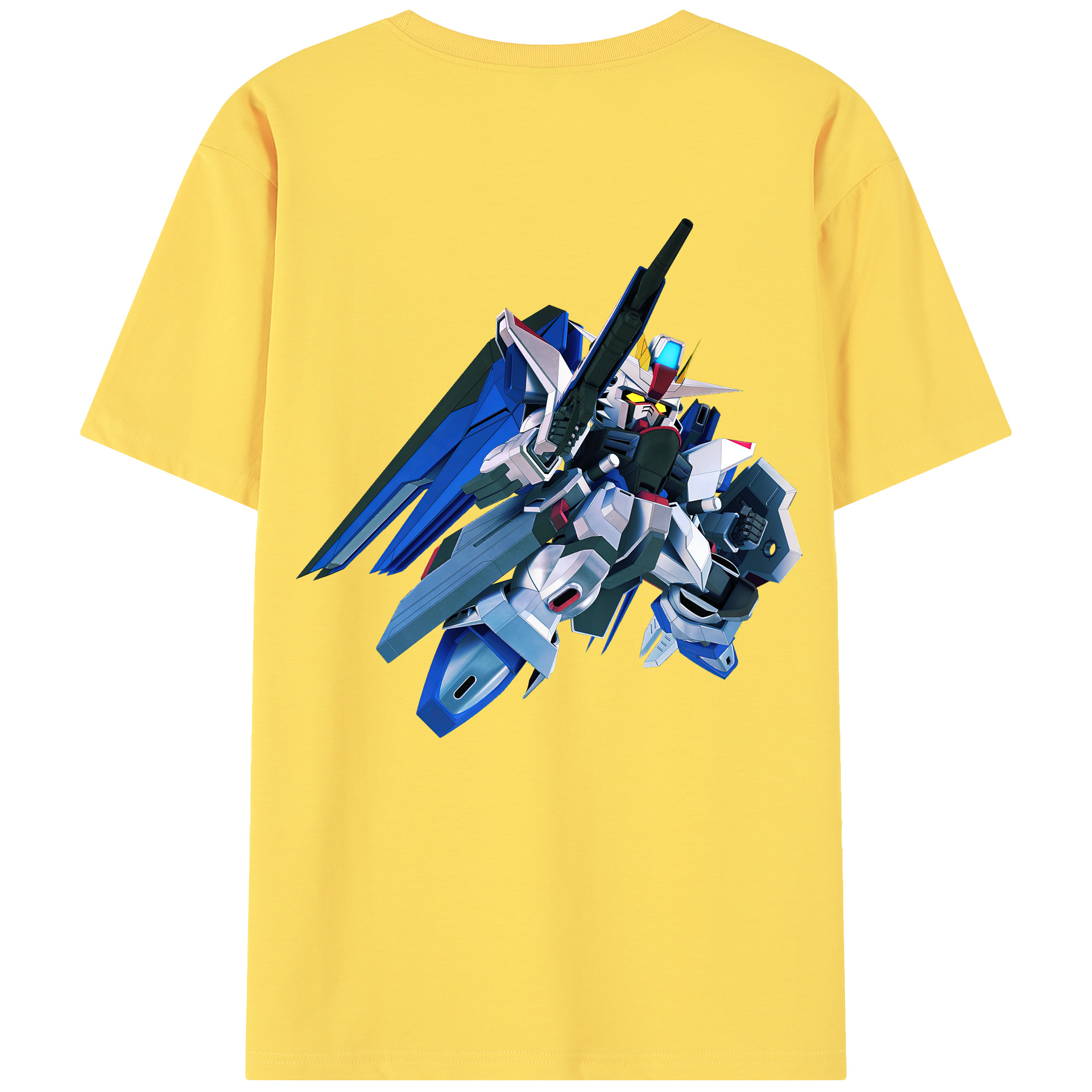（画像用） 機動戦士ガンダム Mobile Suit Gundam 綿100％半袖Tシャツ（背面プリント）