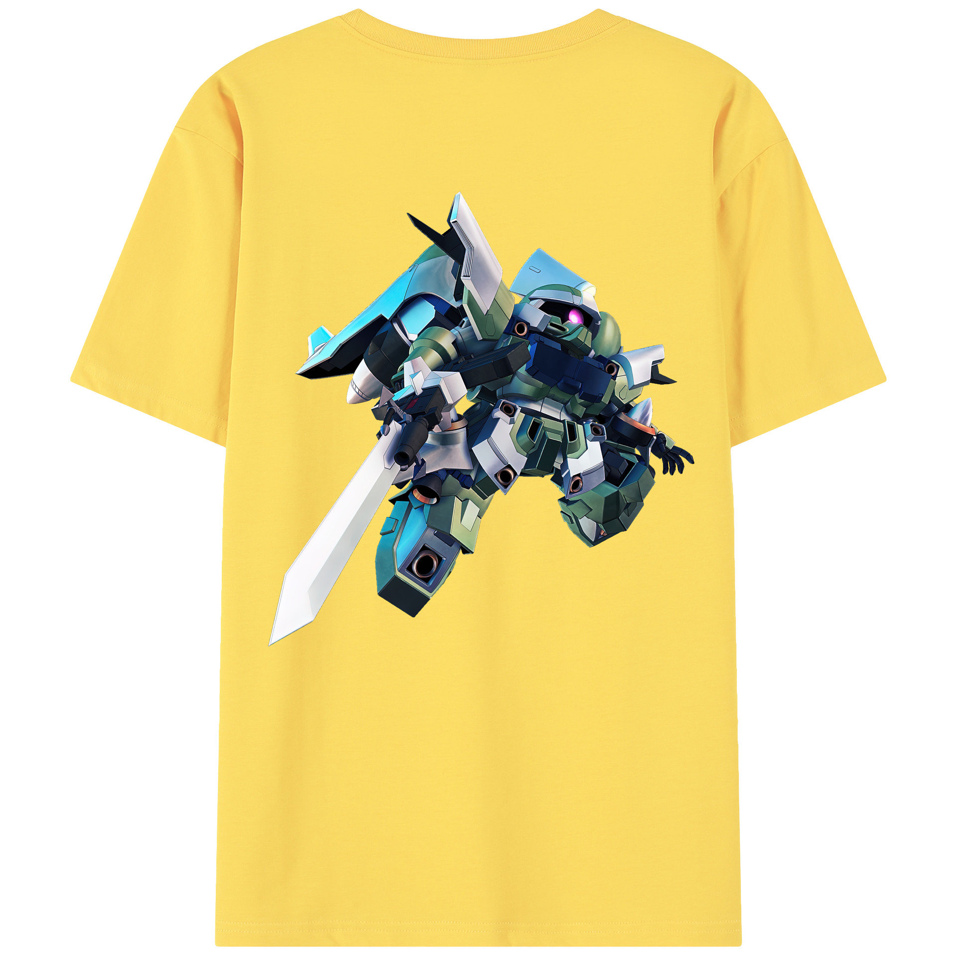 （画像用） 機動戦士ガンダム Mobile Suit Gundam 綿100％半袖Tシャツ（背面プリント）