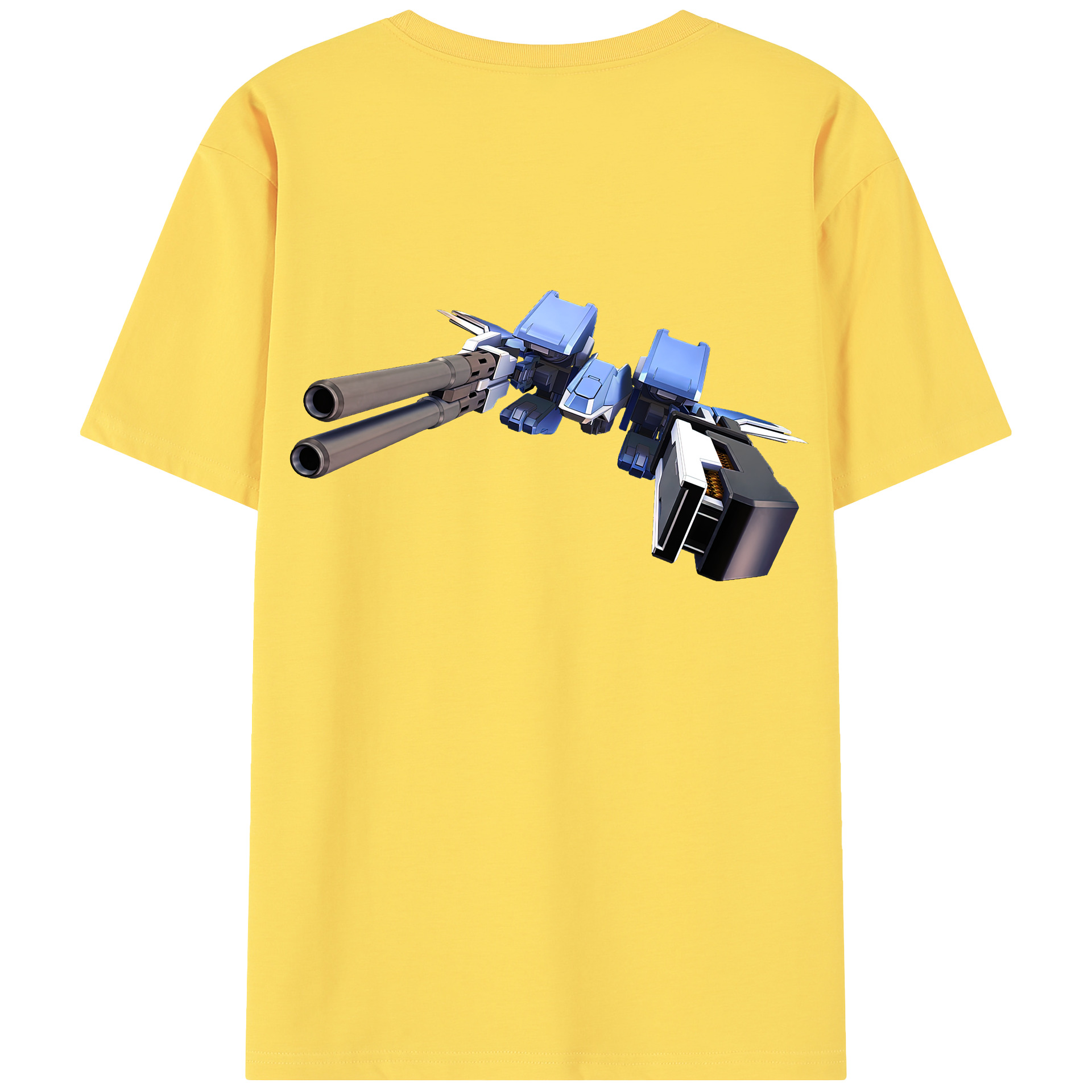 （画像用） 機動戦士ガンダム Mobile Suit Gundam 綿100％半袖Tシャツ（背面プリント）