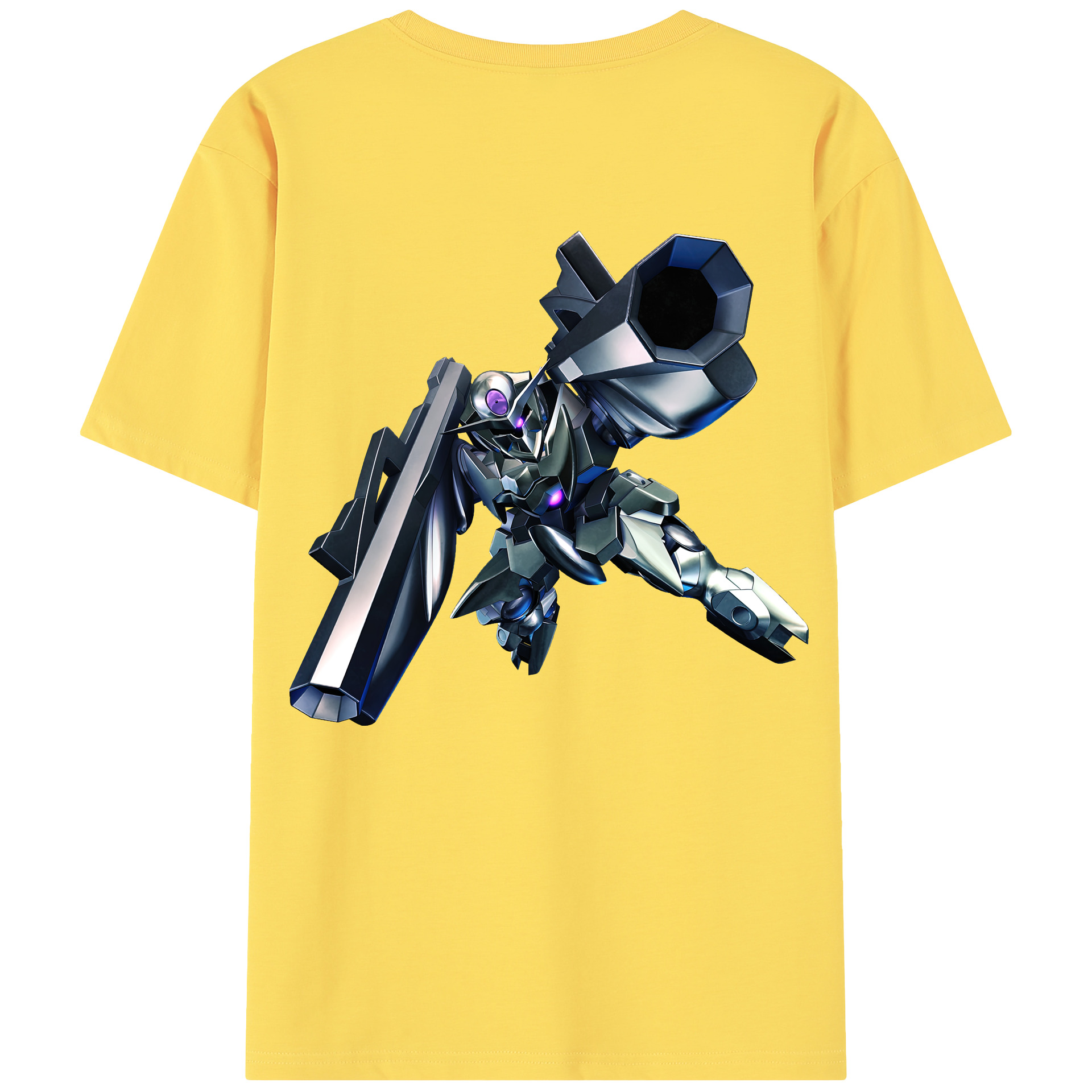 （画像用） 機動戦士ガンダム Mobile Suit Gundam 綿100％半袖Tシャツ（背面プリント）