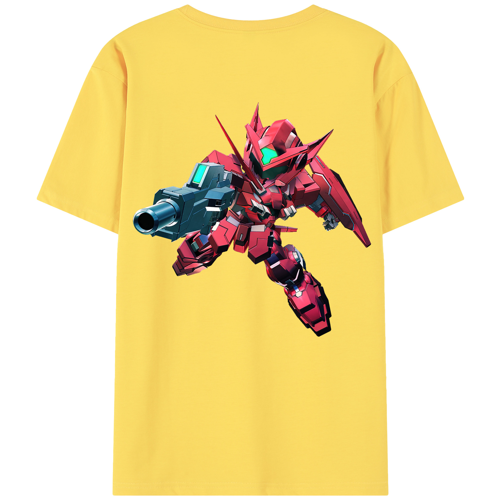（画像用） 機動戦士ガンダム Mobile Suit Gundam 綿100％半袖Tシャツ（背面プリント）