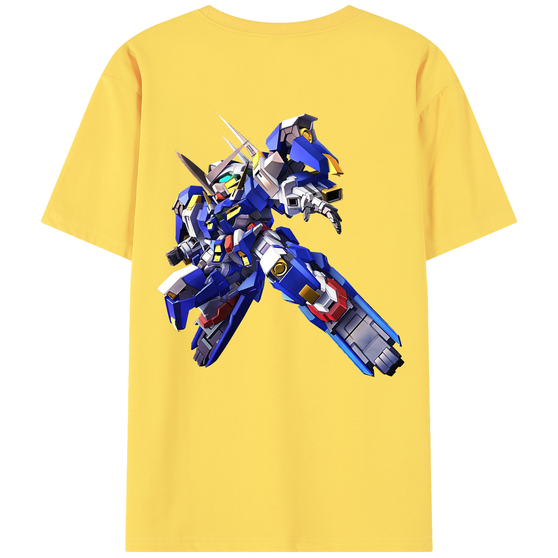 （画像用） 機動戦士ガンダム Mobile Suit Gundam 綿100％半袖Tシャツ（背面プリント）