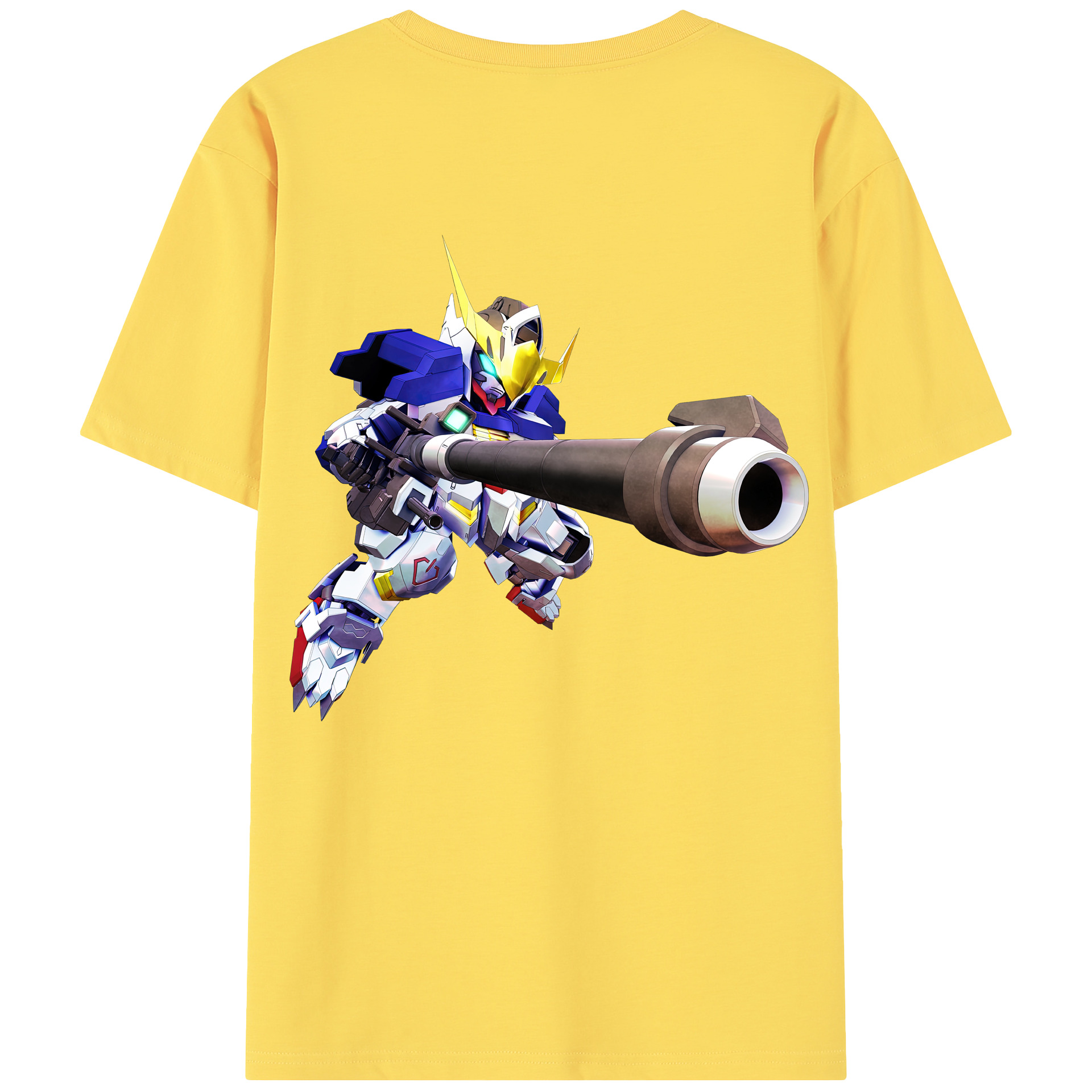 （画像用） 機動戦士ガンダム Mobile Suit Gundam 綿100％半袖Tシャツ（背面プリント）