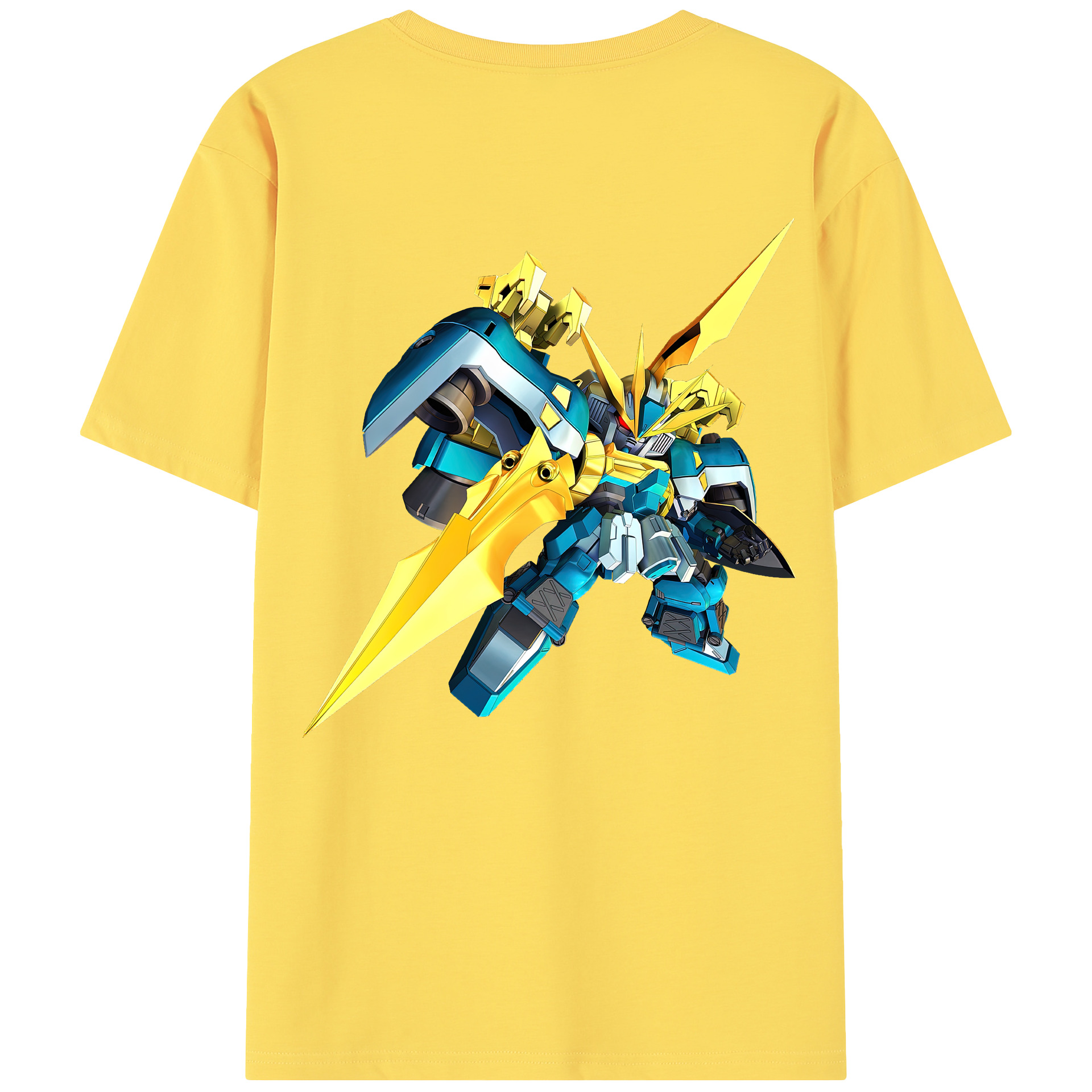 （画像用） 機動戦士ガンダム Mobile Suit Gundam 綿100％半袖Tシャツ（背面プリント）