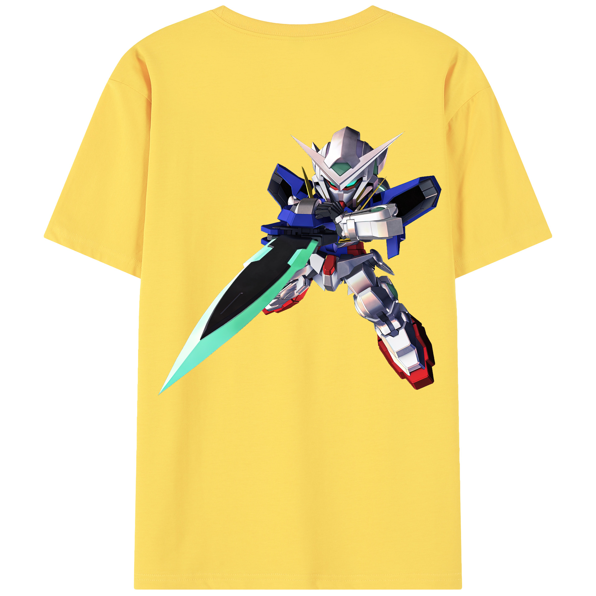 （画像用） 機動戦士ガンダム Mobile Suit Gundam 綿100％半袖Tシャツ（背面プリント）
