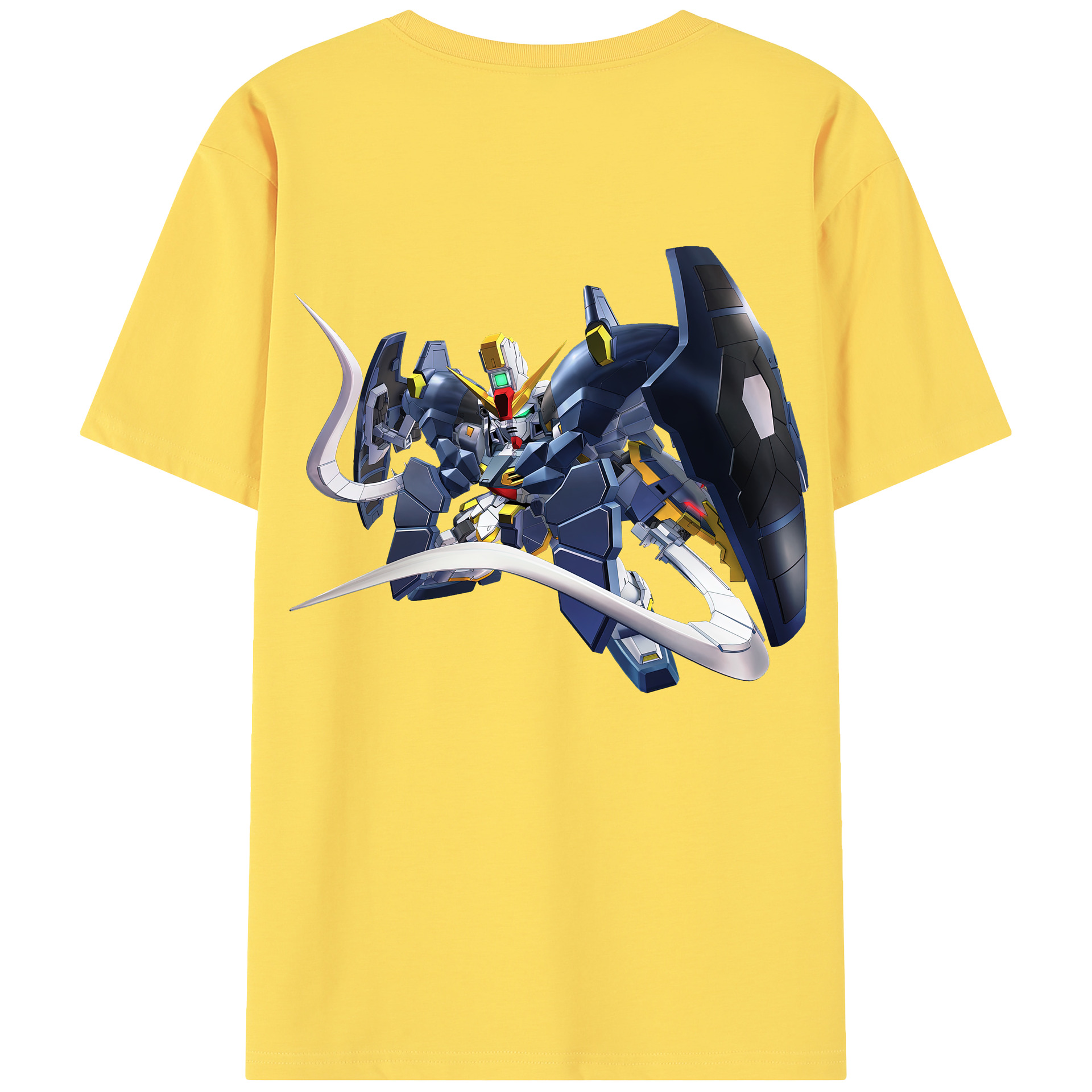 （画像用） 機動戦士ガンダム Mobile Suit Gundam 綿100％半袖Tシャツ（背面プリント）