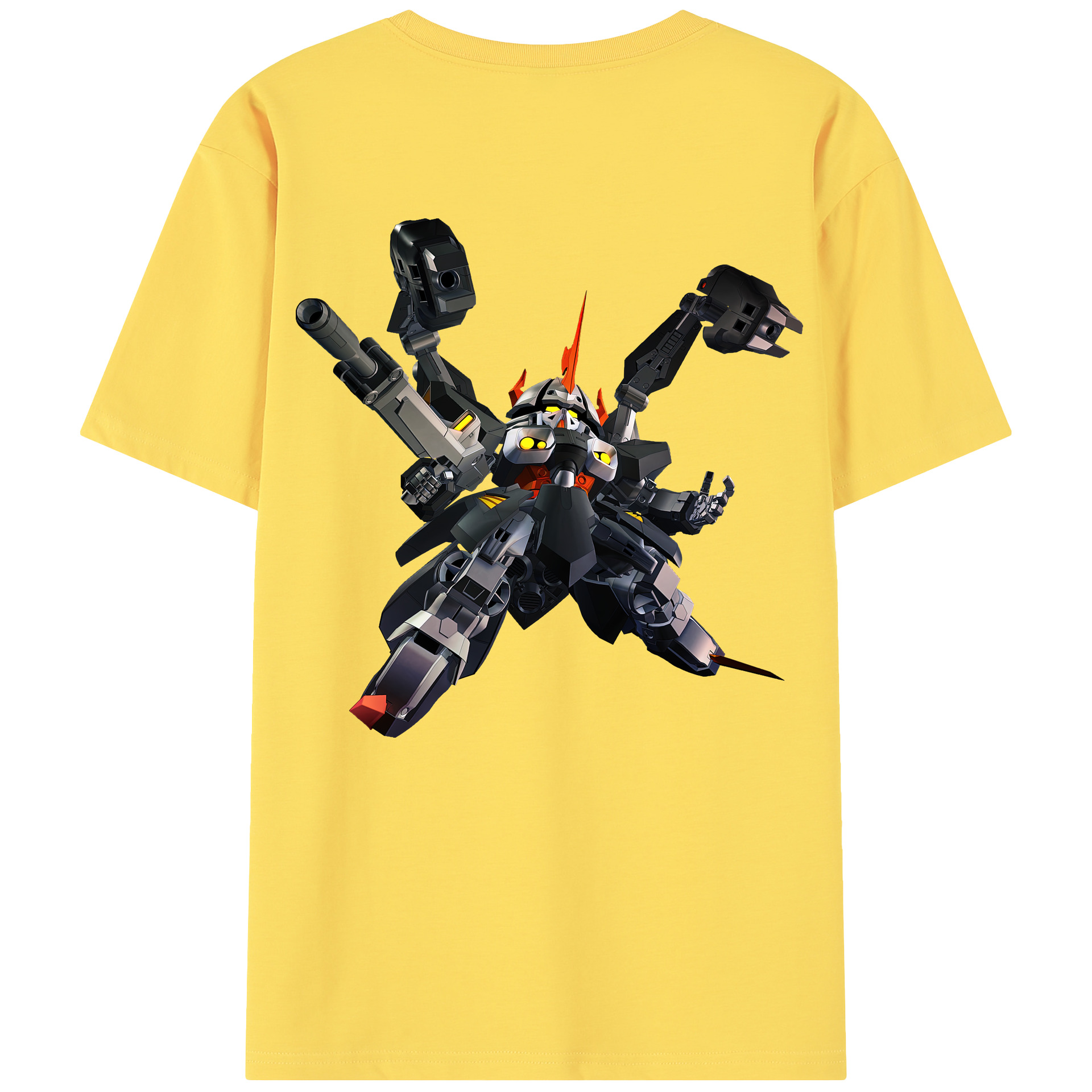 （画像用） 機動戦士ガンダム Mobile Suit Gundam 綿100％半袖Tシャツ（背面プリント）