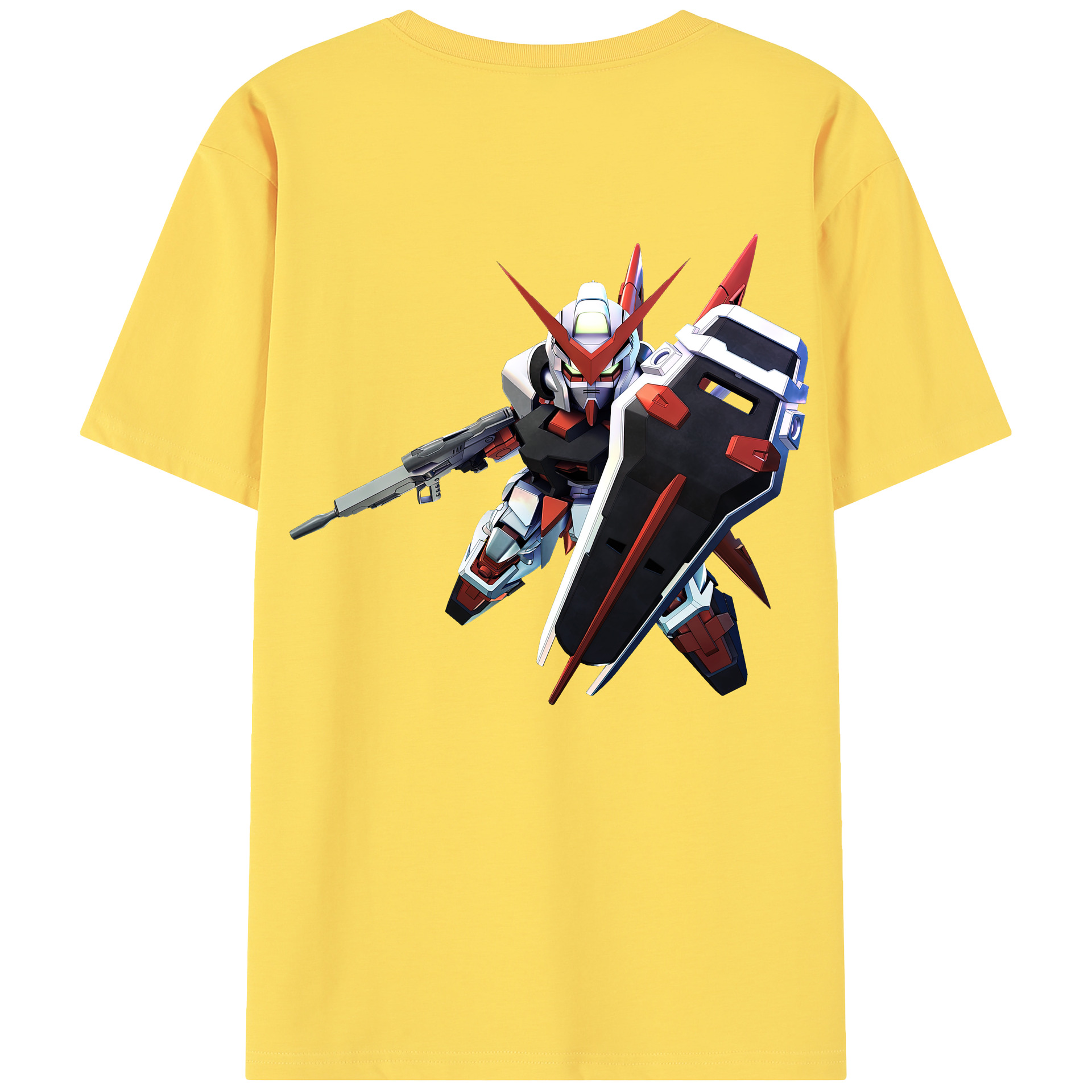 （画像用） 機動戦士ガンダム Mobile Suit Gundam 綿100％半袖Tシャツ（背面プリント）