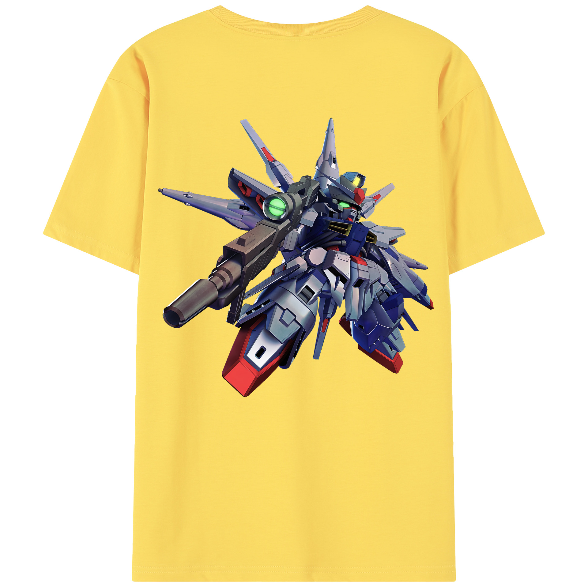 （画像用） 機動戦士ガンダム Mobile Suit Gundam 綿100％半袖Tシャツ（背面プリント）