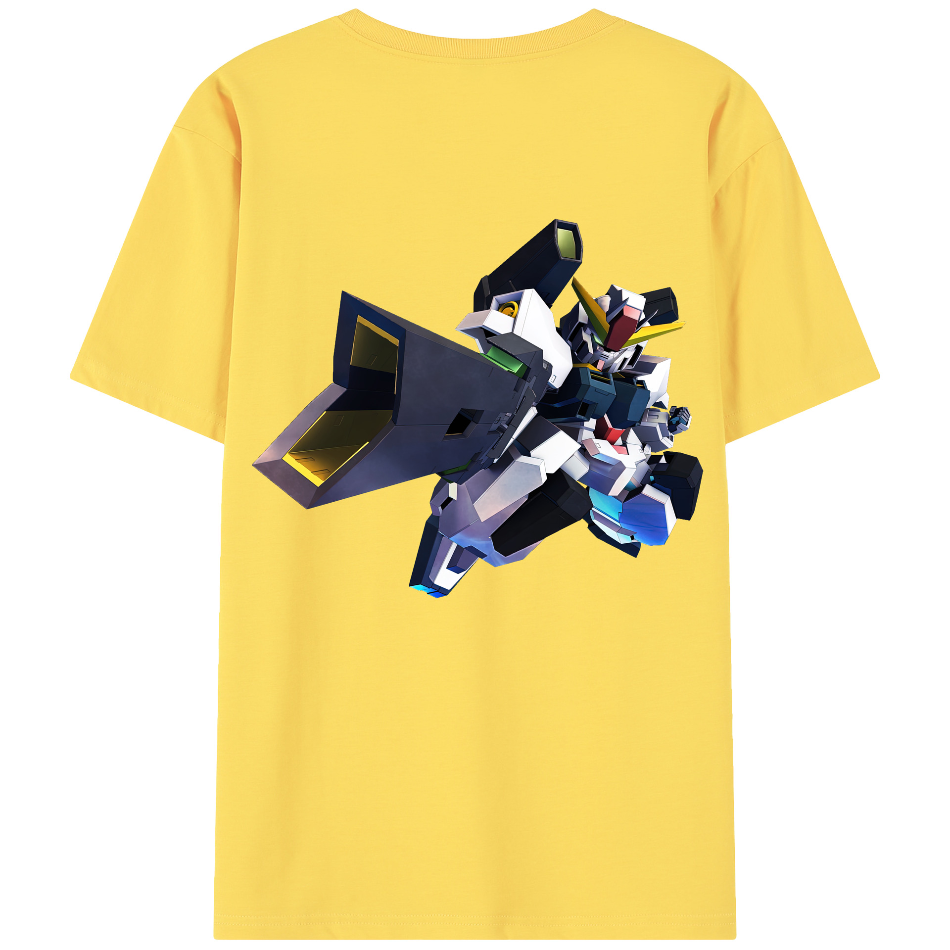 （画像用） 機動戦士ガンダム Mobile Suit Gundam 綿100％半袖Tシャツ（背面プリント）