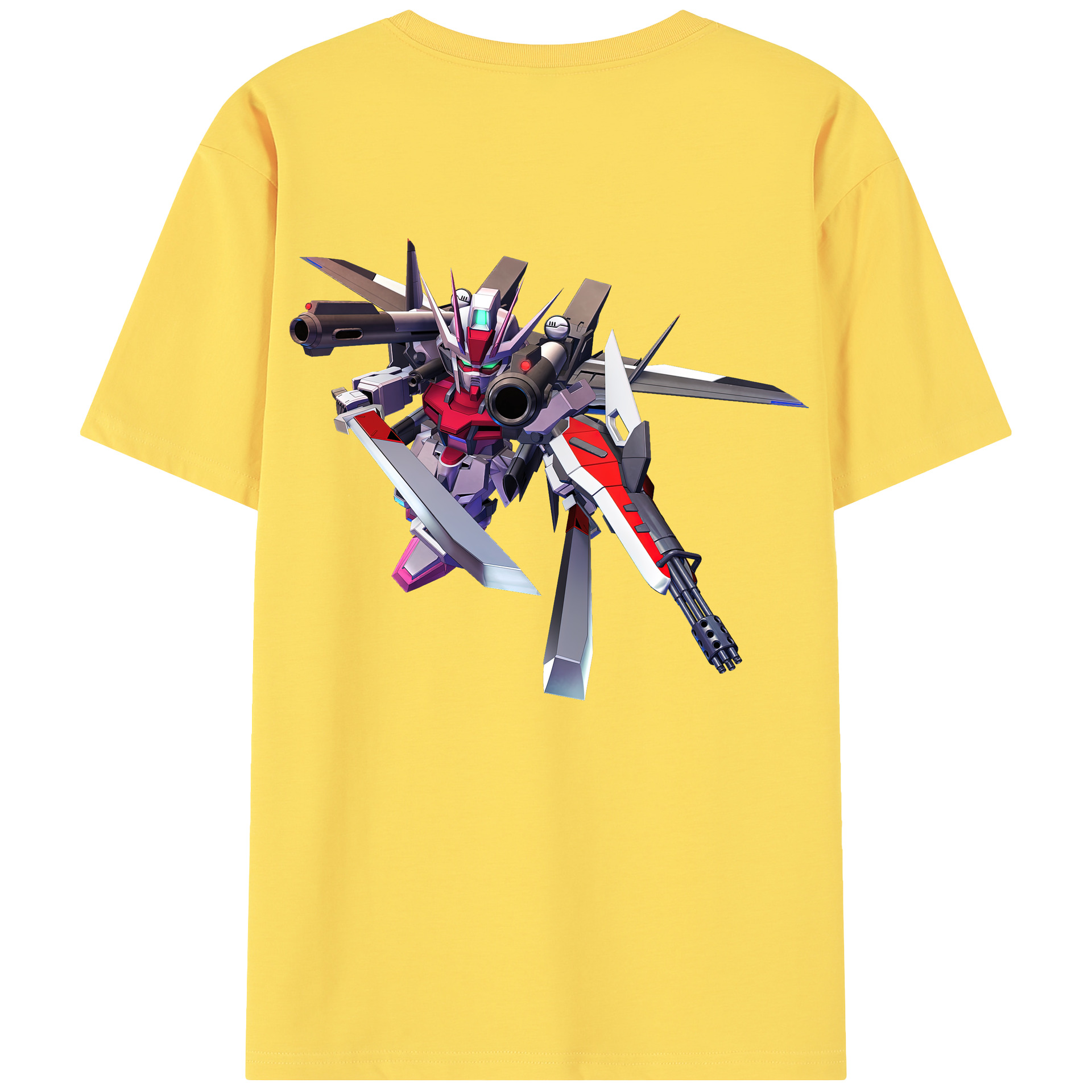（画像用） 機動戦士ガンダム Mobile Suit Gundam 綿100％半袖Tシャツ（背面プリント）