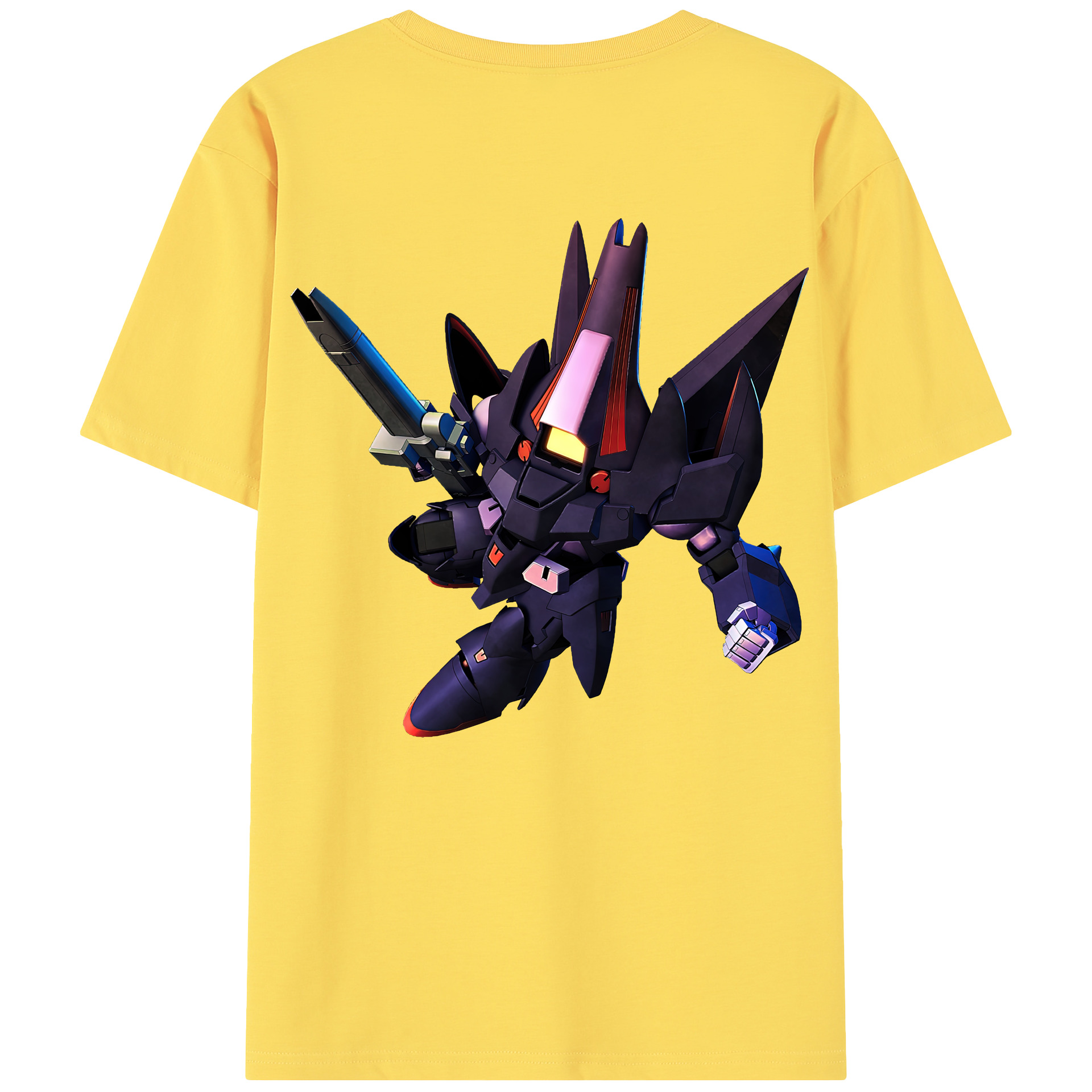 （画像用） 機動戦士ガンダム Mobile Suit Gundam 綿100％半袖Tシャツ（背面プリント）