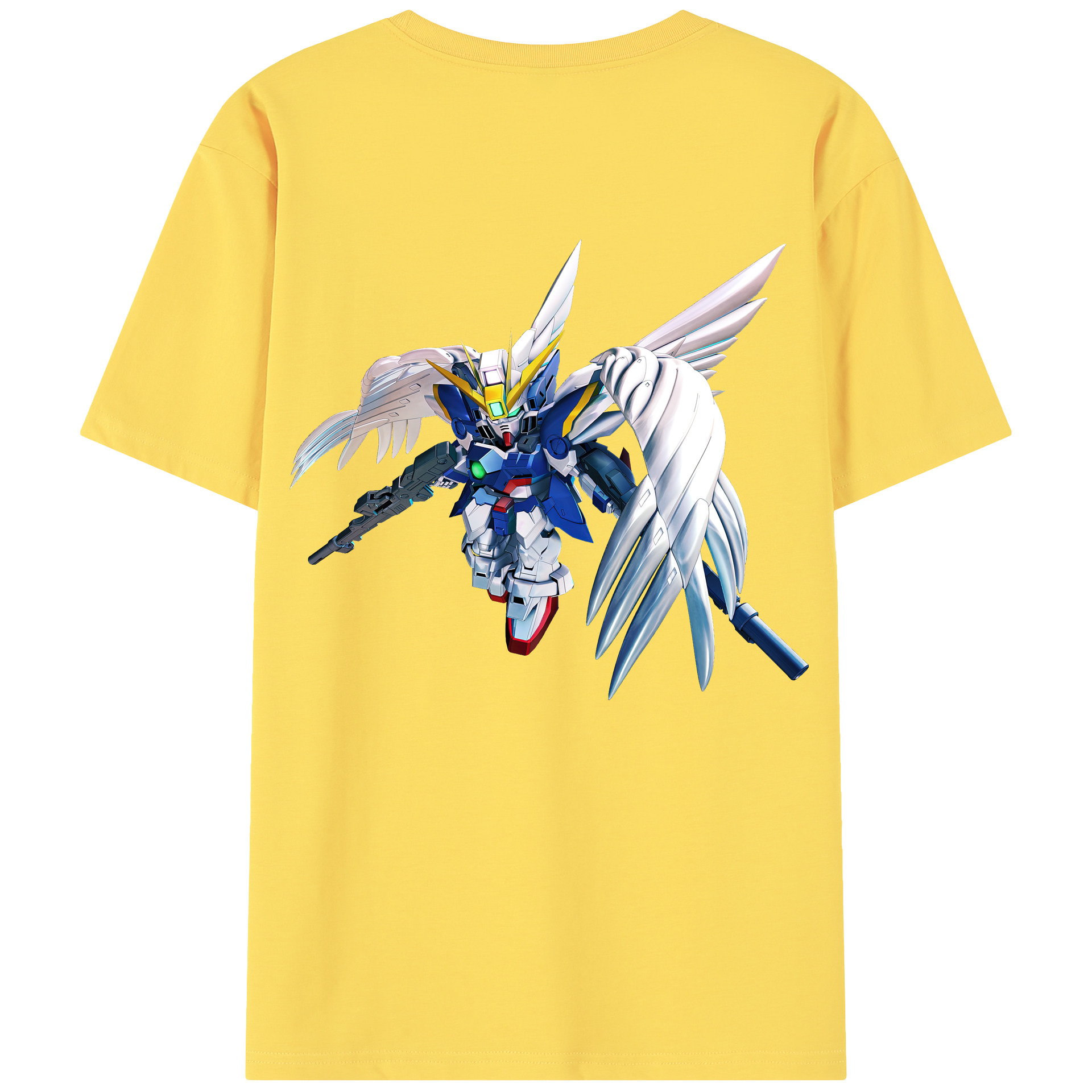 （画像用） 機動戦士ガンダム Mobile Suit Gundam 綿100％半袖Tシャツ（背面プリント）