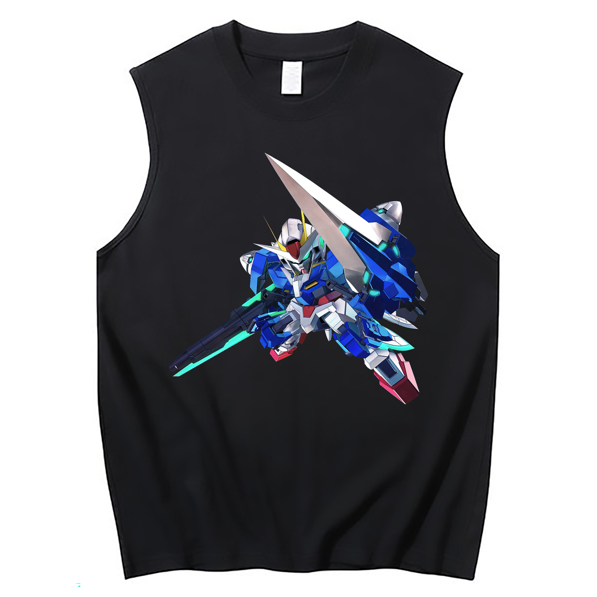（画像用） 機動戦士ガンダム Mobile Suit Gundam コットン100％タンクトップ（フロントプリント）
