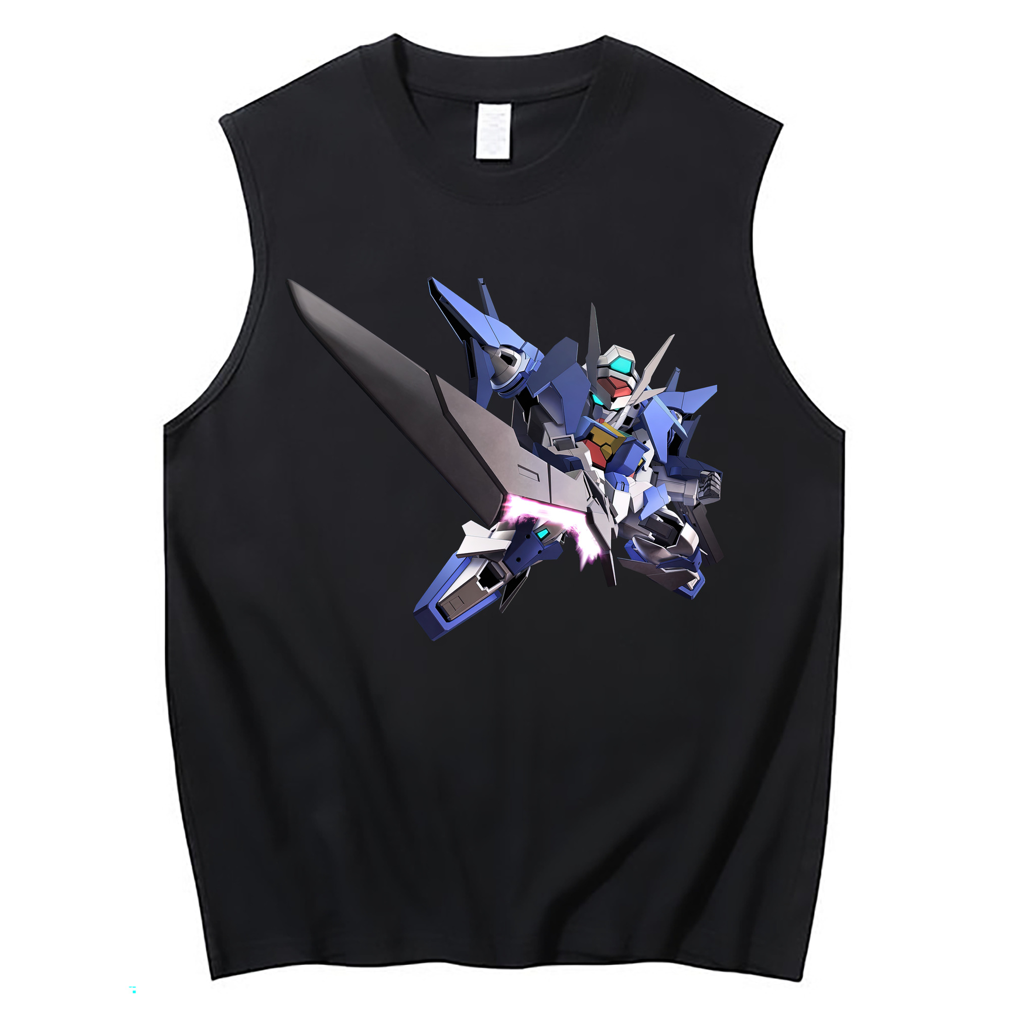 （画像用） 機動戦士ガンダム Mobile Suit Gundam コットン100％タンクトップ（フロントプリント）