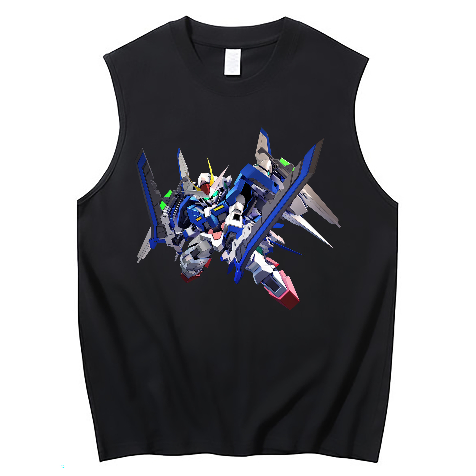 （画像用） 機動戦士ガンダム Mobile Suit Gundam コットン100％タンクトップ（フロントプリント）
