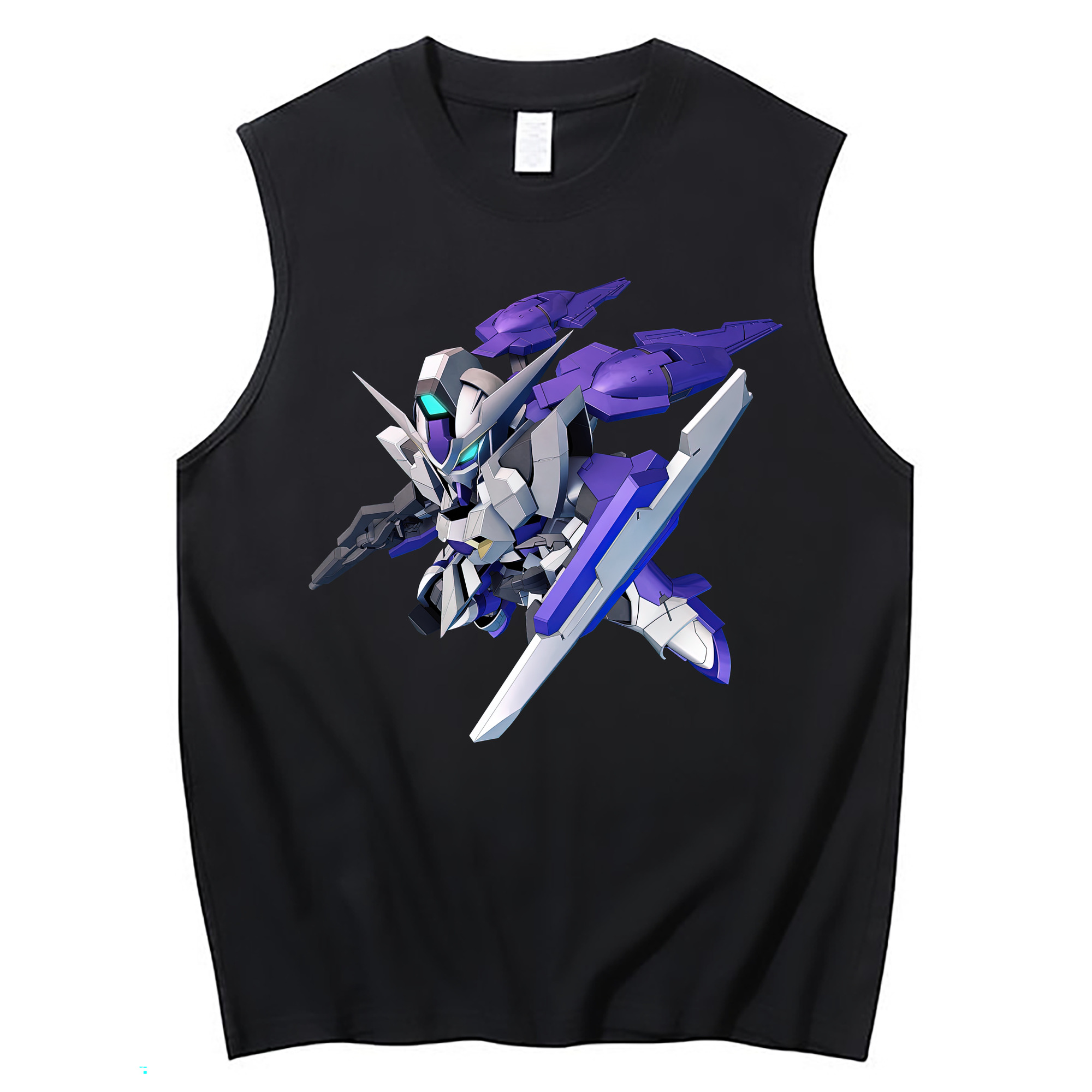 （画像用） 機動戦士ガンダム Mobile Suit Gundam コットン100％タンクトップ（フロントプリント）