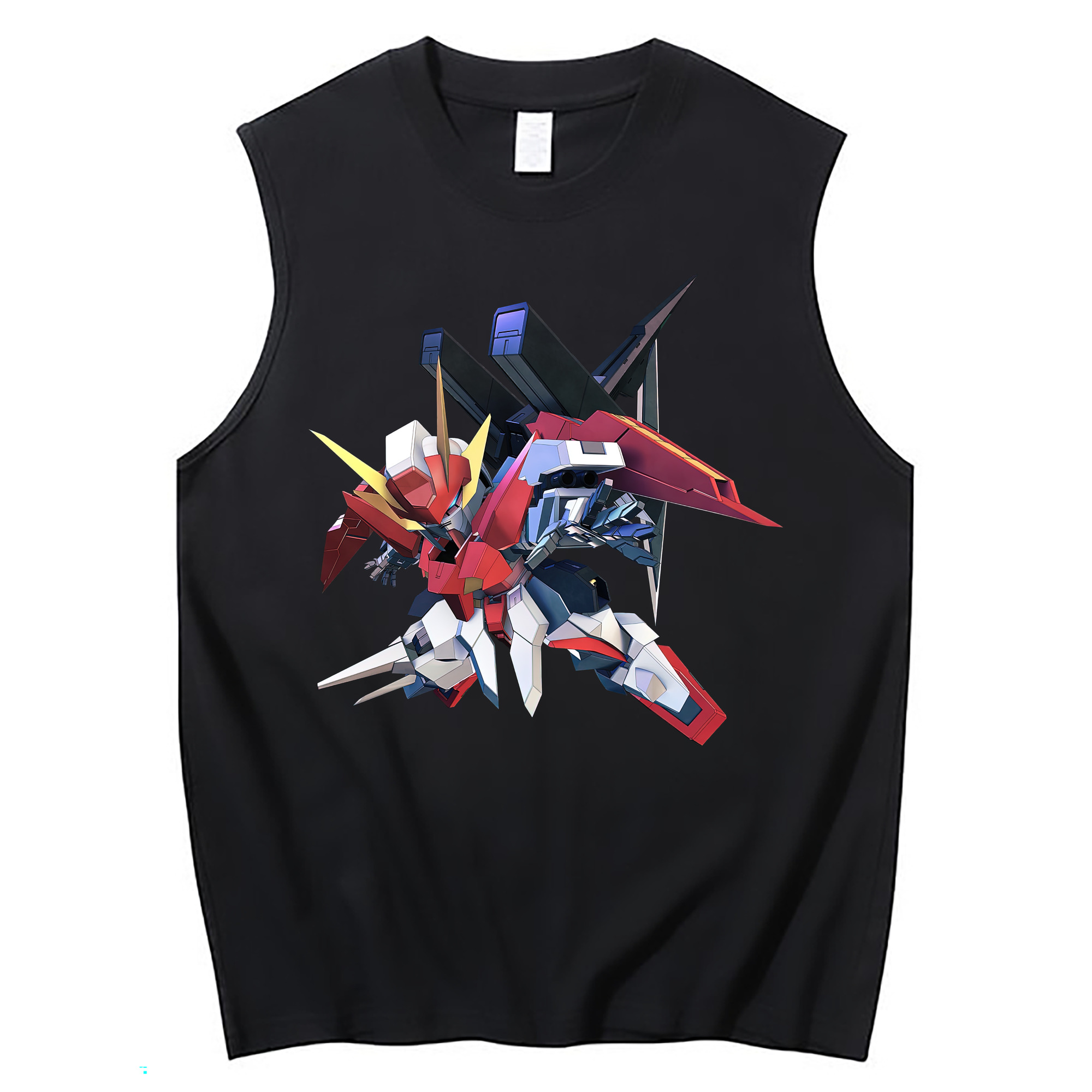 （画像用） 機動戦士ガンダム Mobile Suit Gundam コットン100％タンクトップ（フロントプリント）