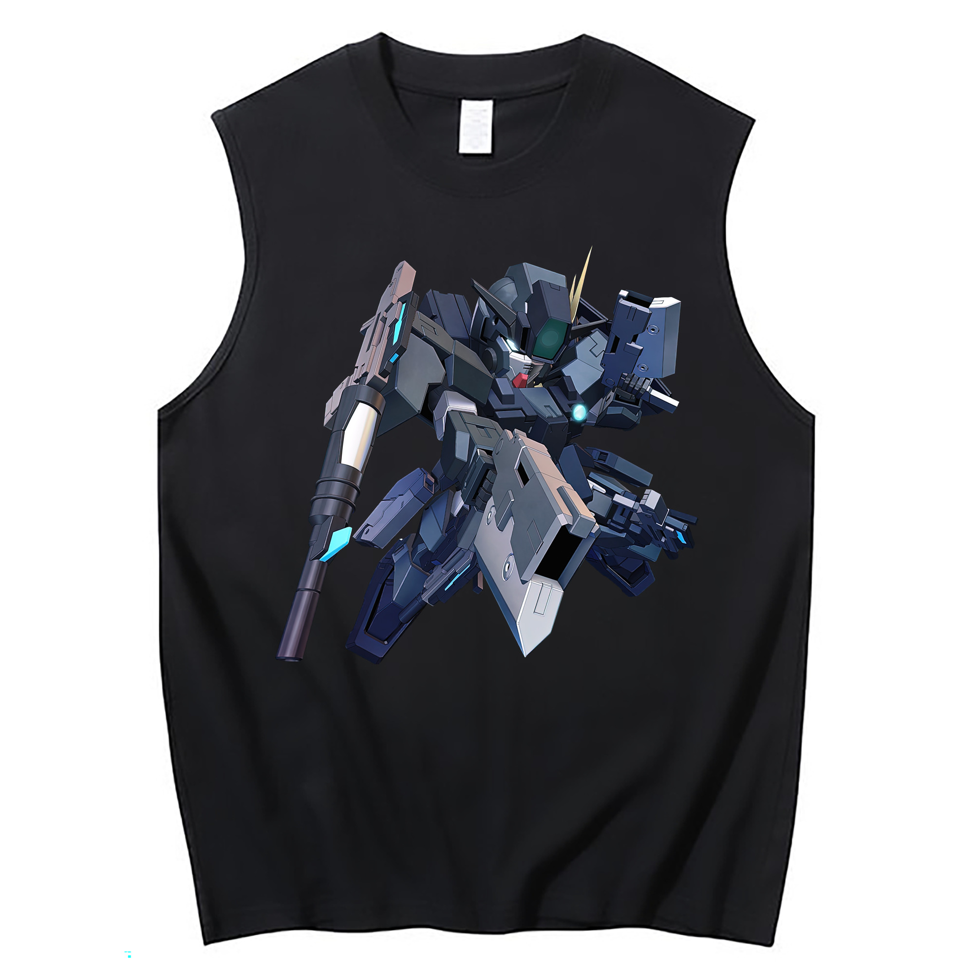 （画像用） 機動戦士ガンダム Mobile Suit Gundam コットン100％タンクトップ（フロントプリント）