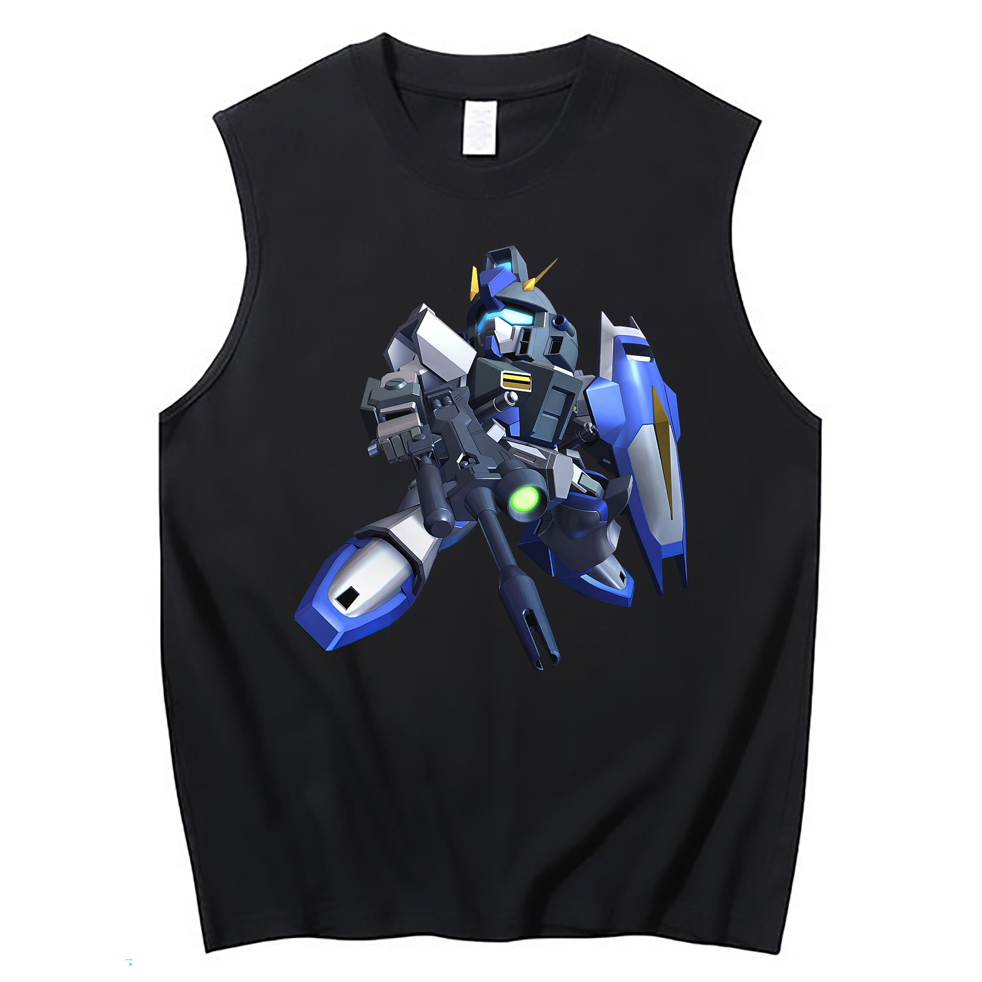 （画像用） 機動戦士ガンダム Mobile Suit Gundam コットン100％タンクトップ（フロントプリント）