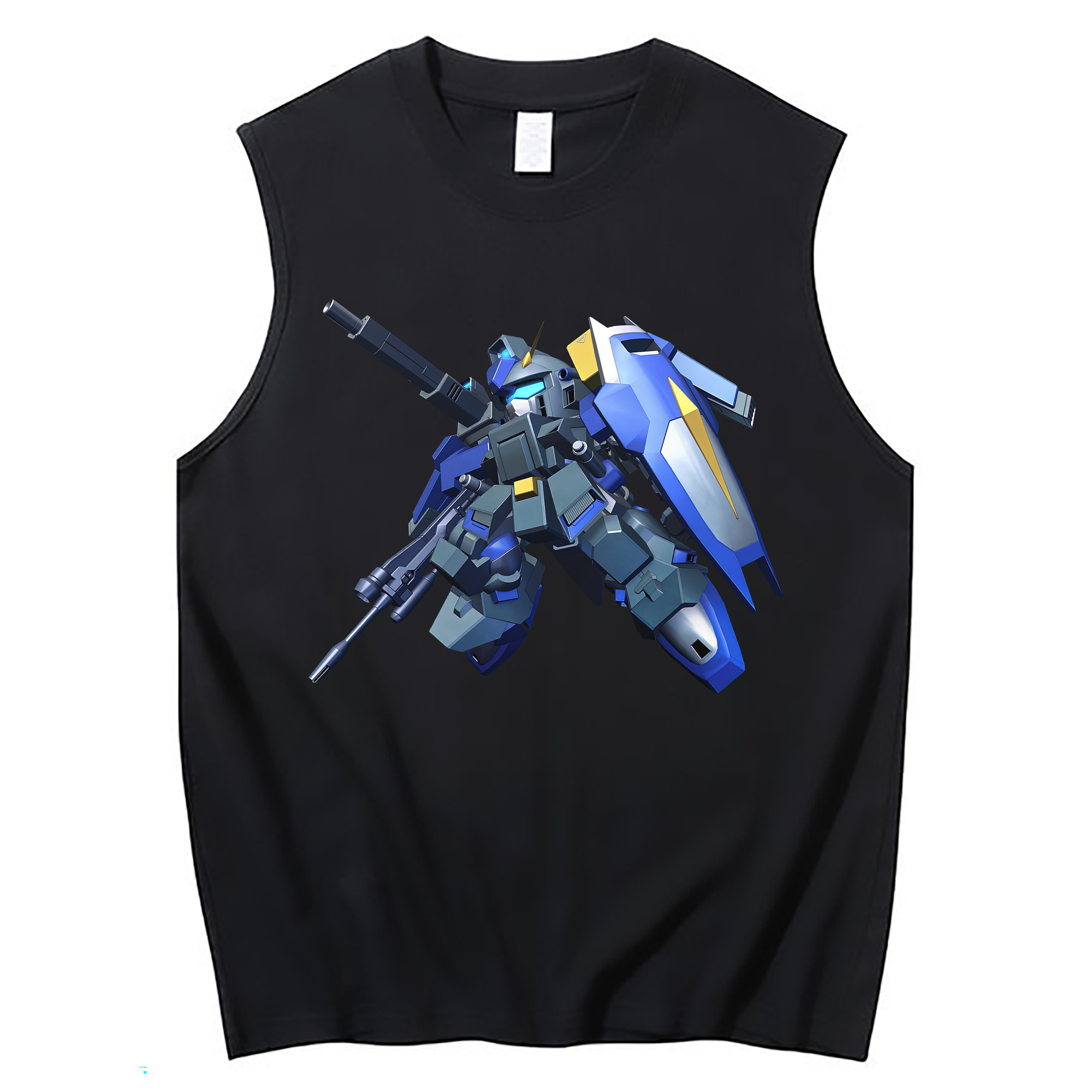 （画像用） 機動戦士ガンダム Mobile Suit Gundam コットン100％タンクトップ（フロントプリント）