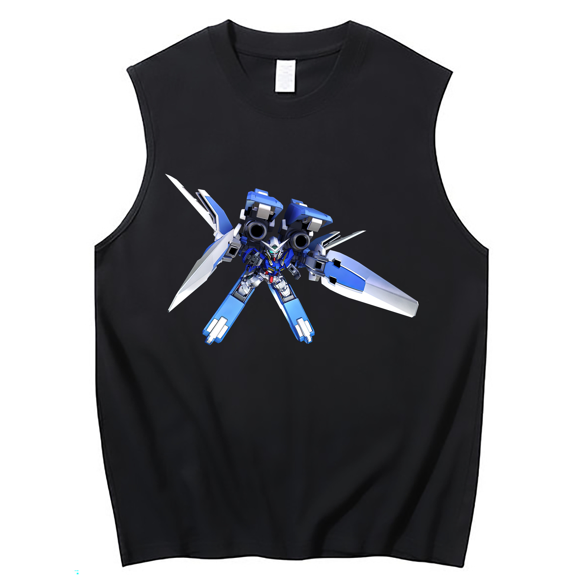 （画像用） 機動戦士ガンダム Mobile Suit Gundam コットン100％タンクトップ（フロントプリント）