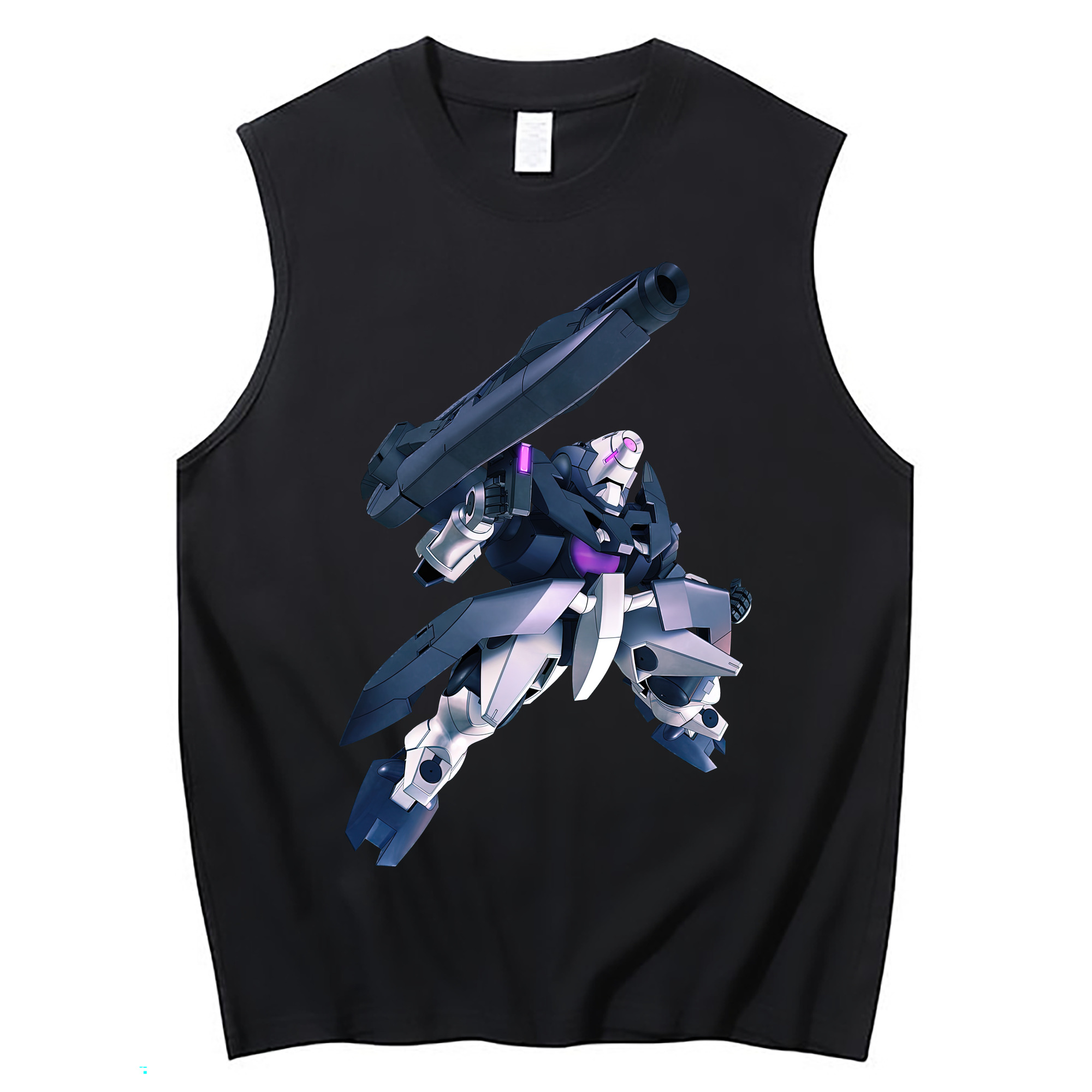 （画像用） 機動戦士ガンダム Mobile Suit Gundam コットン100％タンクトップ（フロントプリント）
