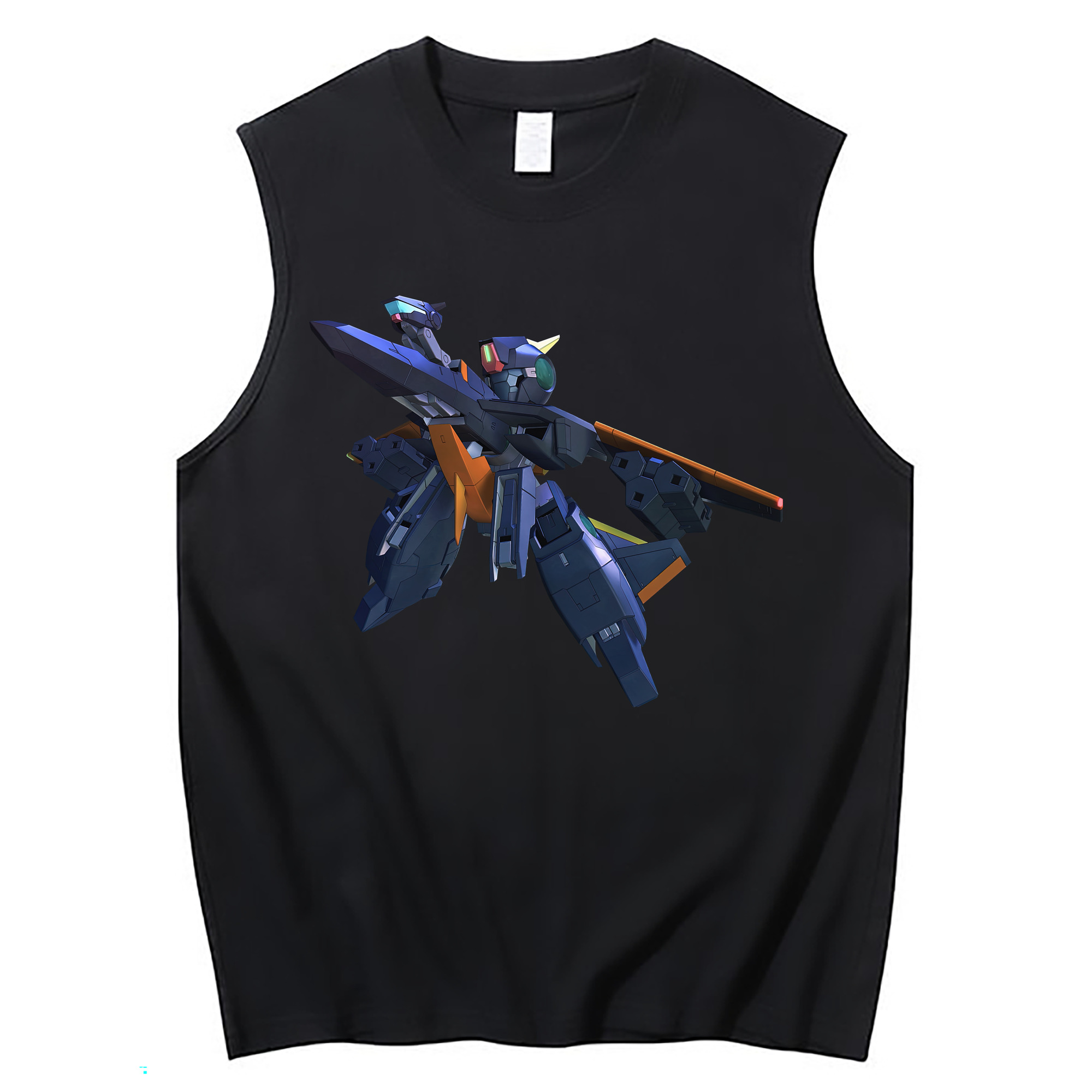 （画像用） 機動戦士ガンダム Mobile Suit Gundam コットン100％タンクトップ（フロントプリント）