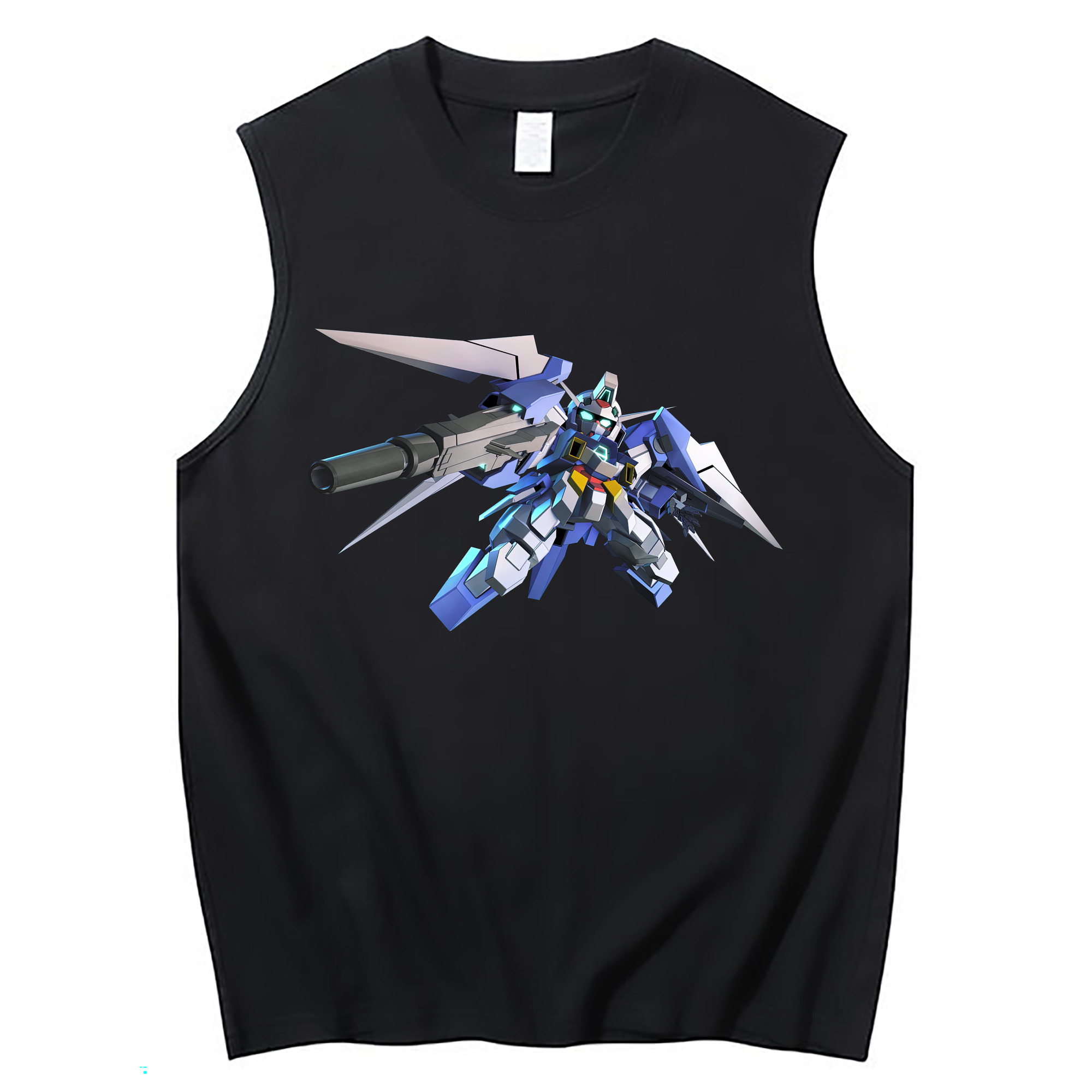 （画像用） 機動戦士ガンダム Mobile Suit Gundam コットン100％タンクトップ（フロントプリント）