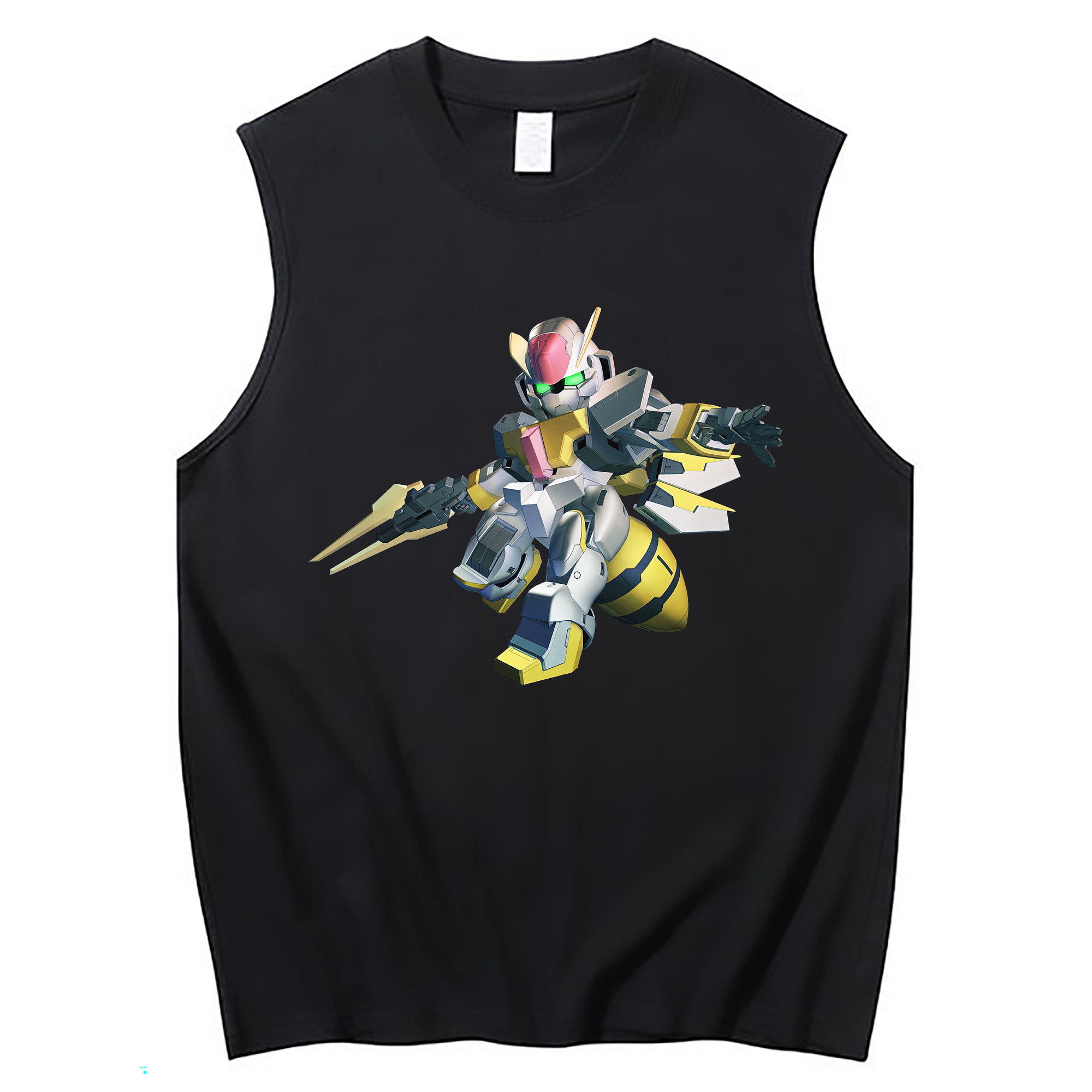 （画像用） 機動戦士ガンダム Mobile Suit Gundam コットン100％タンクトップ（フロントプリント）