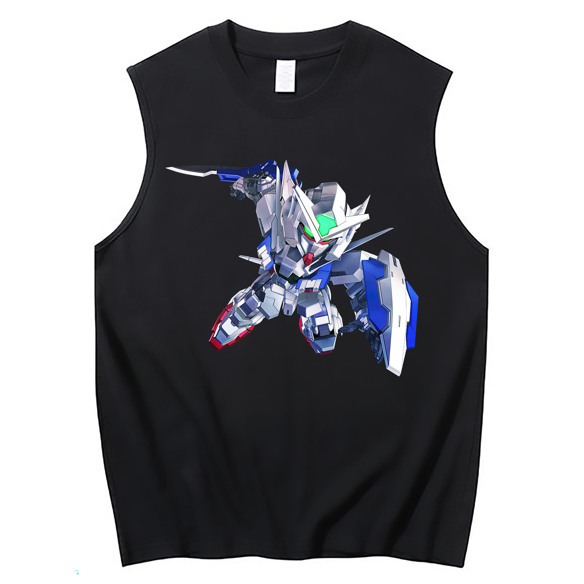 （画像用） 機動戦士ガンダム Mobile Suit Gundam コットン100％タンクトップ（フロントプリント）