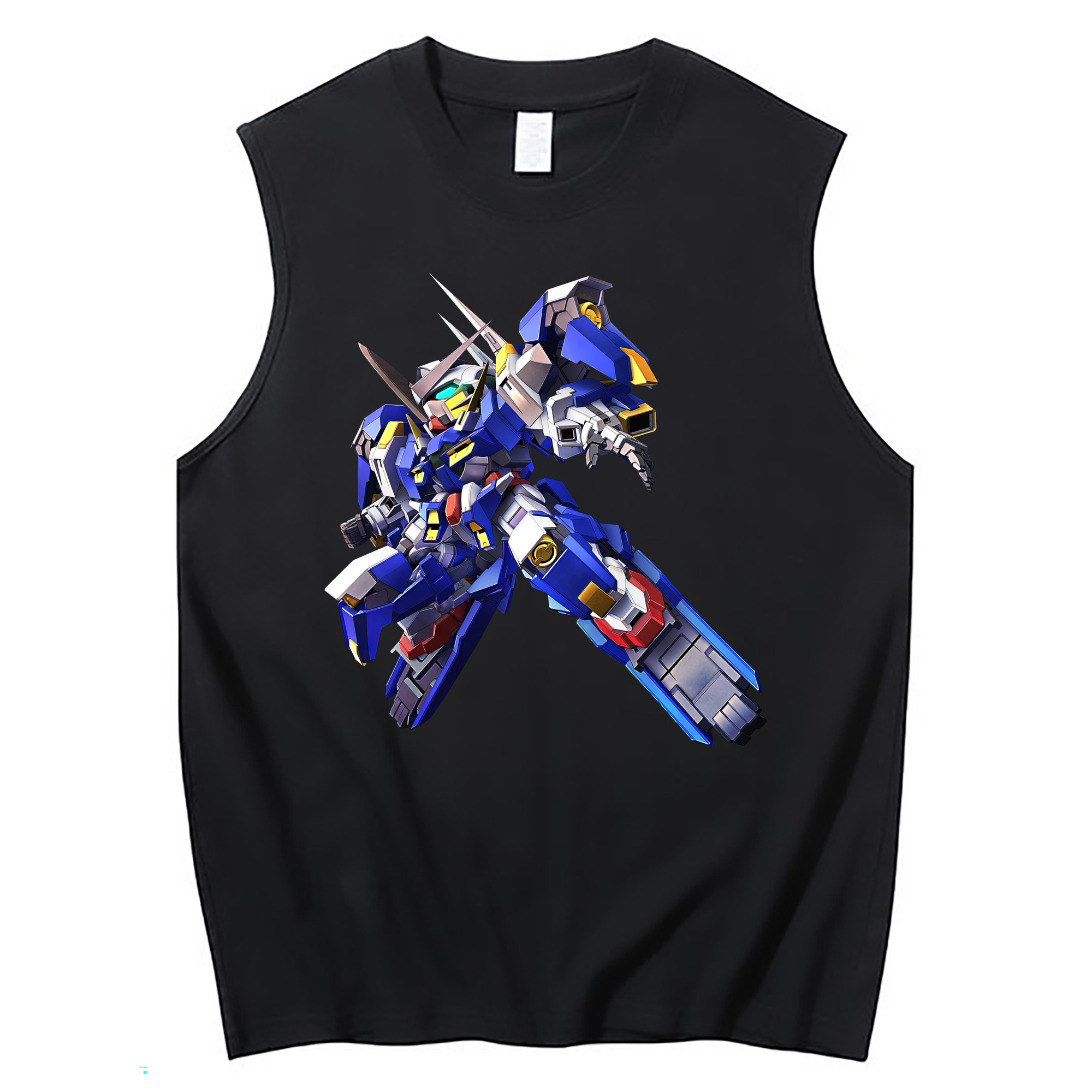 （画像用） 機動戦士ガンダム Mobile Suit Gundam コットン100％タンクトップ（フロントプリント）