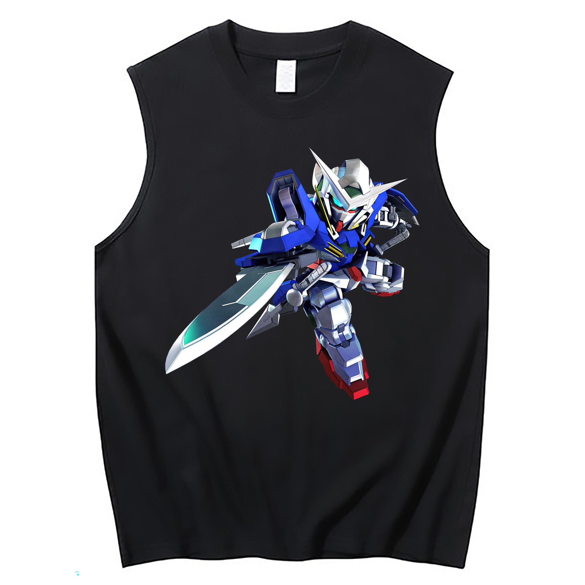（画像用） 機動戦士ガンダム Mobile Suit Gundam コットン100％タンクトップ（フロントプリント）