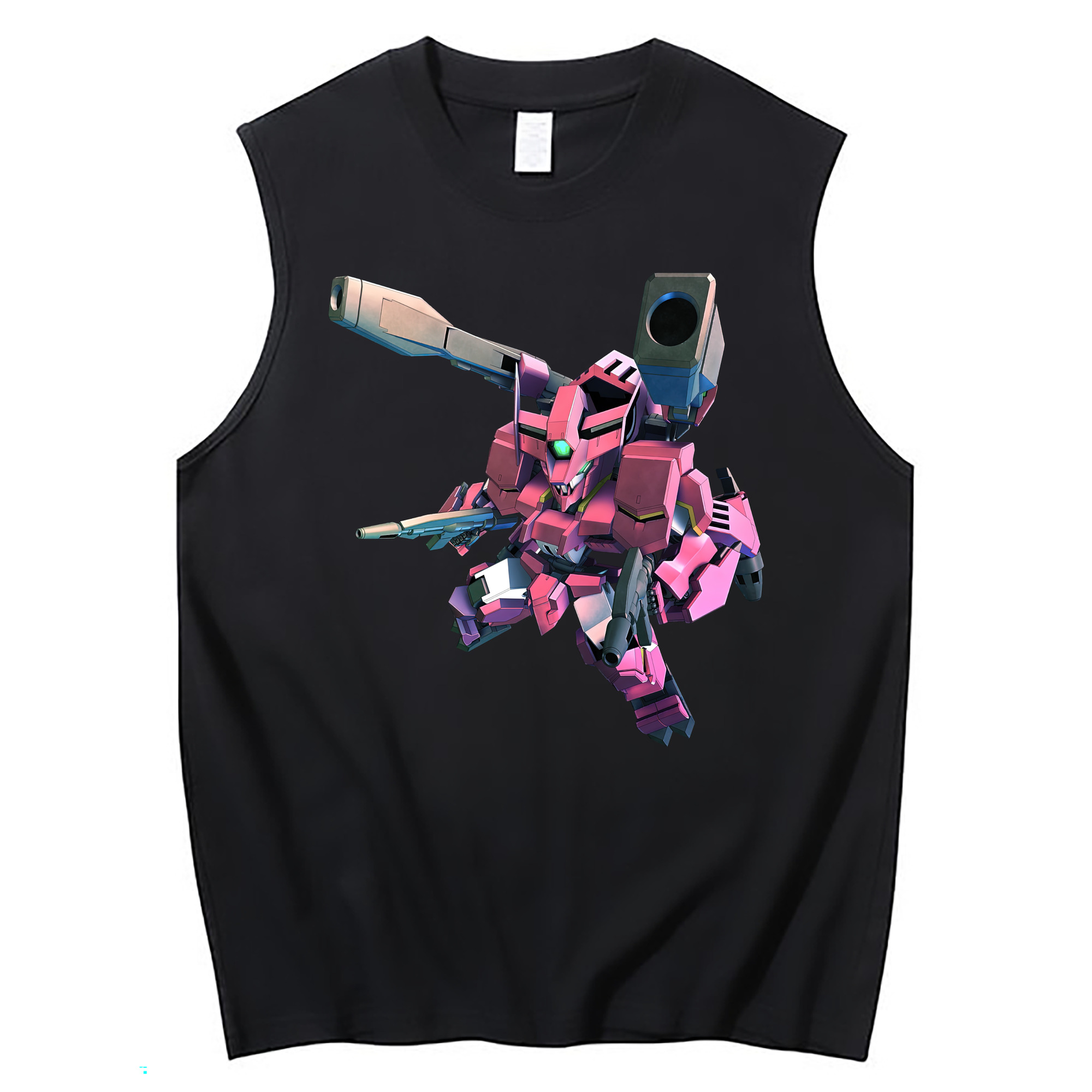 （画像用） 機動戦士ガンダム Mobile Suit Gundam コットン100％タンクトップ（フロントプリント）