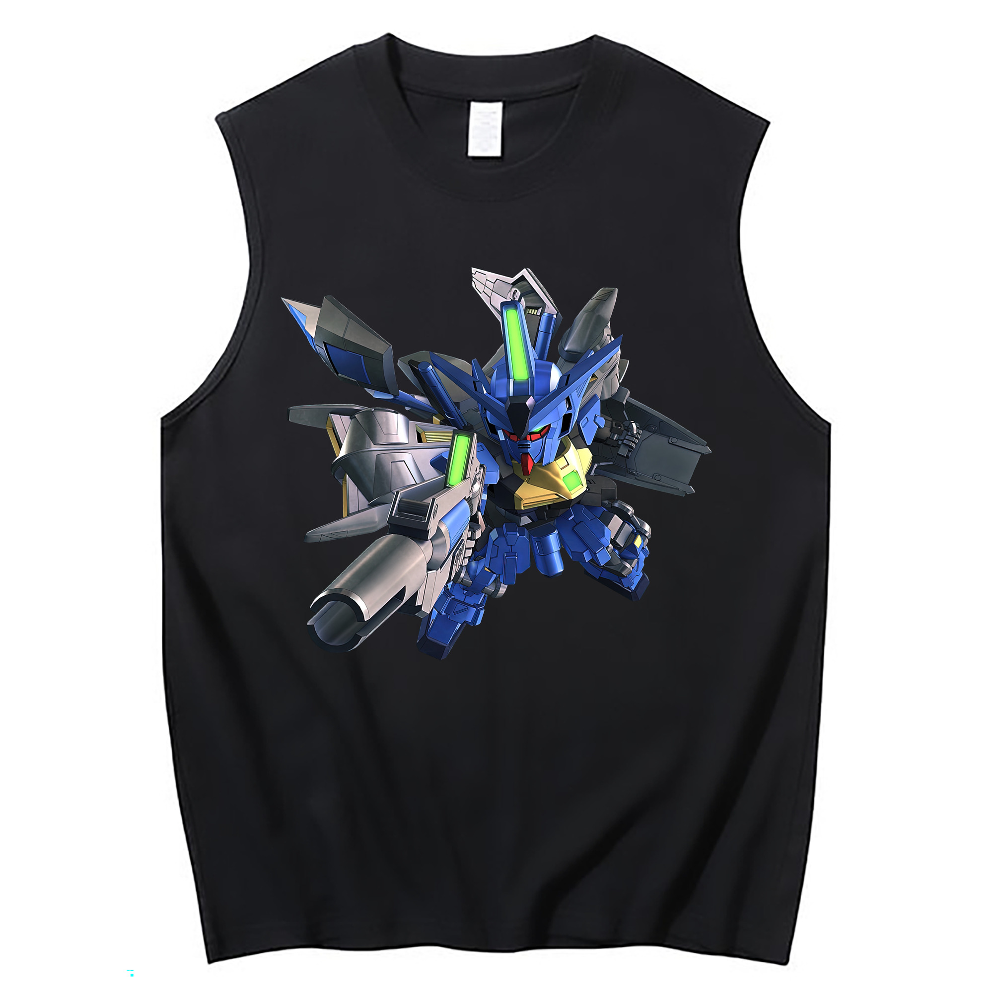 （画像用） 機動戦士ガンダム Mobile Suit Gundam コットン100％タンクトップ（フロントプリント）