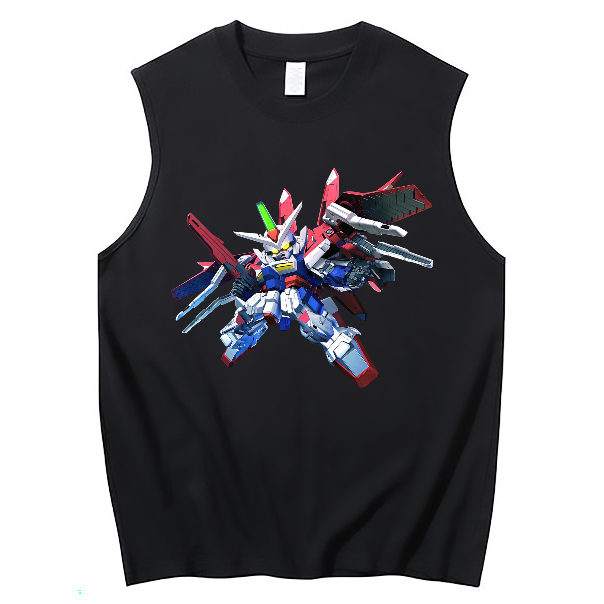 （画像用） 機動戦士ガンダム Mobile Suit Gundam コットン100％タンクトップ（フロントプリント）