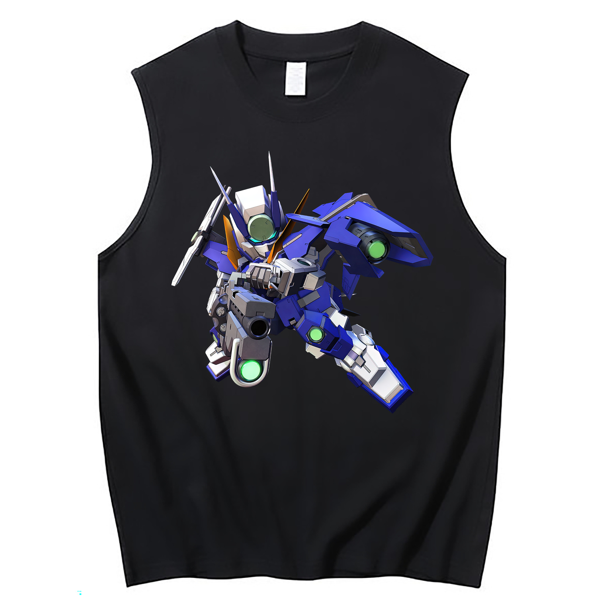 （画像用） 機動戦士ガンダム Mobile Suit Gundam コットン100％タンクトップ（フロントプリント）